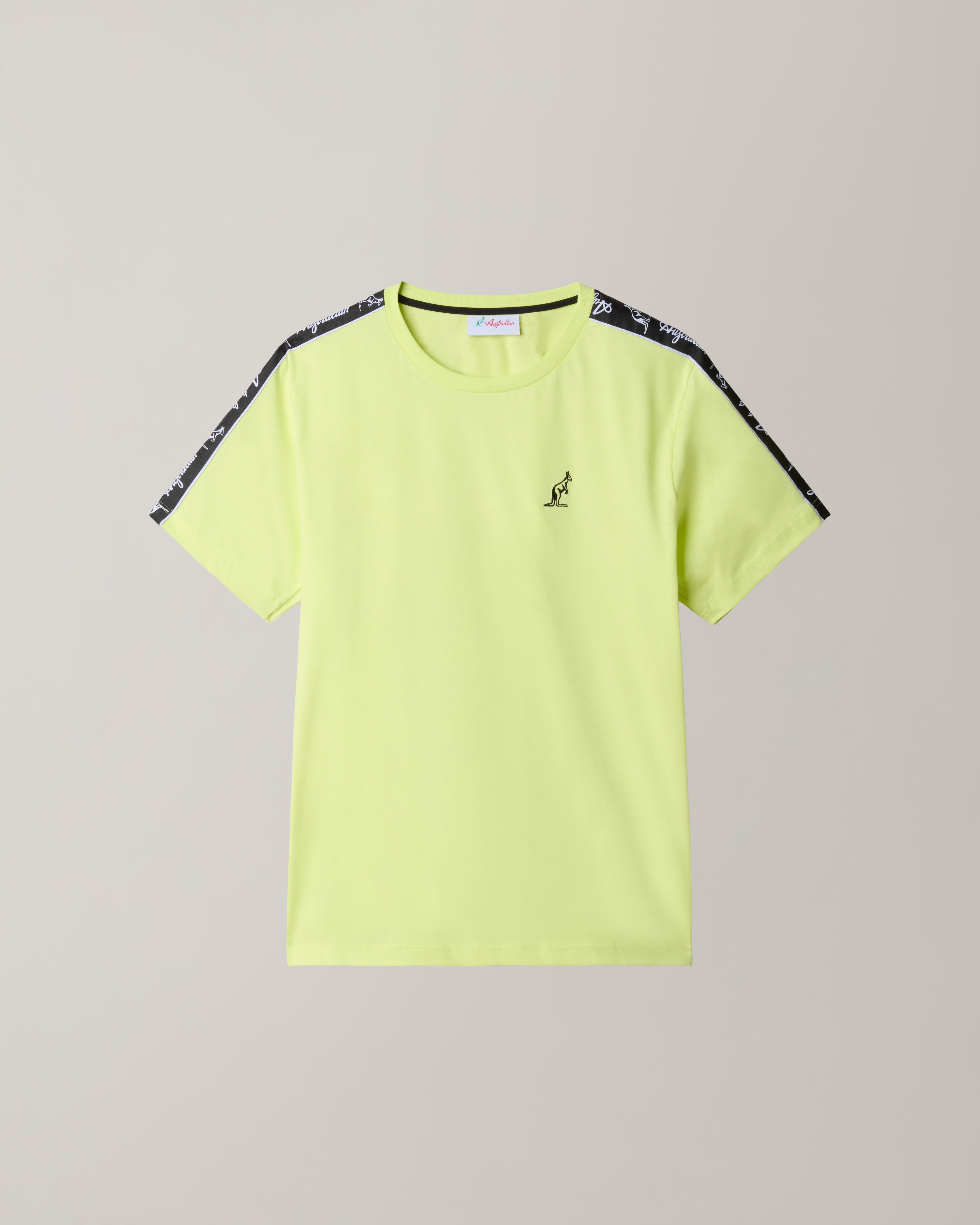 australian-tape-t-shirt-sportswear-lime-con-banda image 5