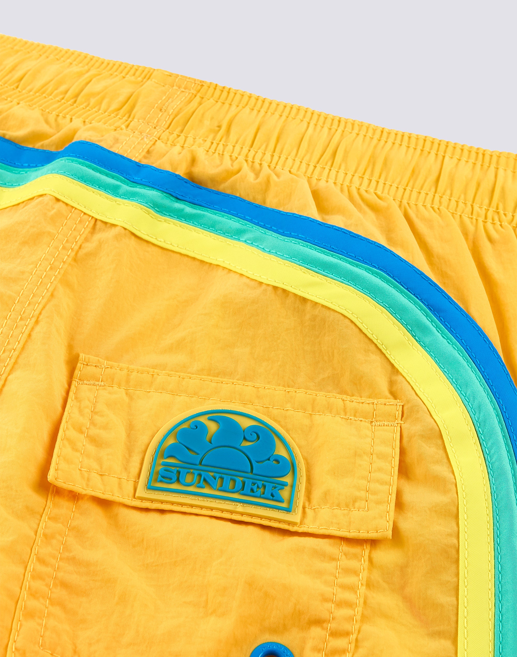 sundek-iconic-costume-mare-bambino-corto-con-vita-elasticata image 3