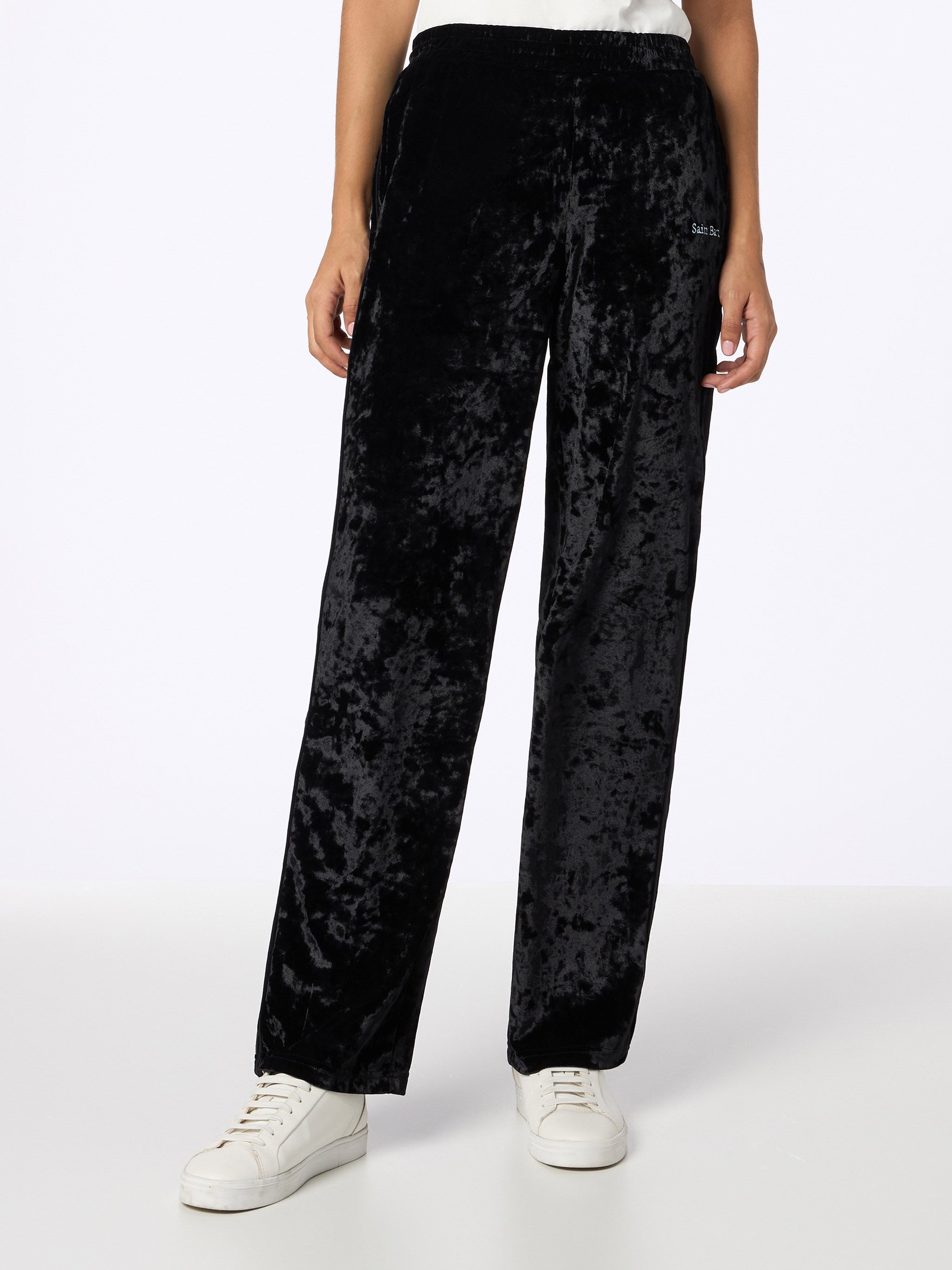 mc2-saint-barth-yvonne-pantaloni-in-ciniglia-nera-linea-jogger image 1