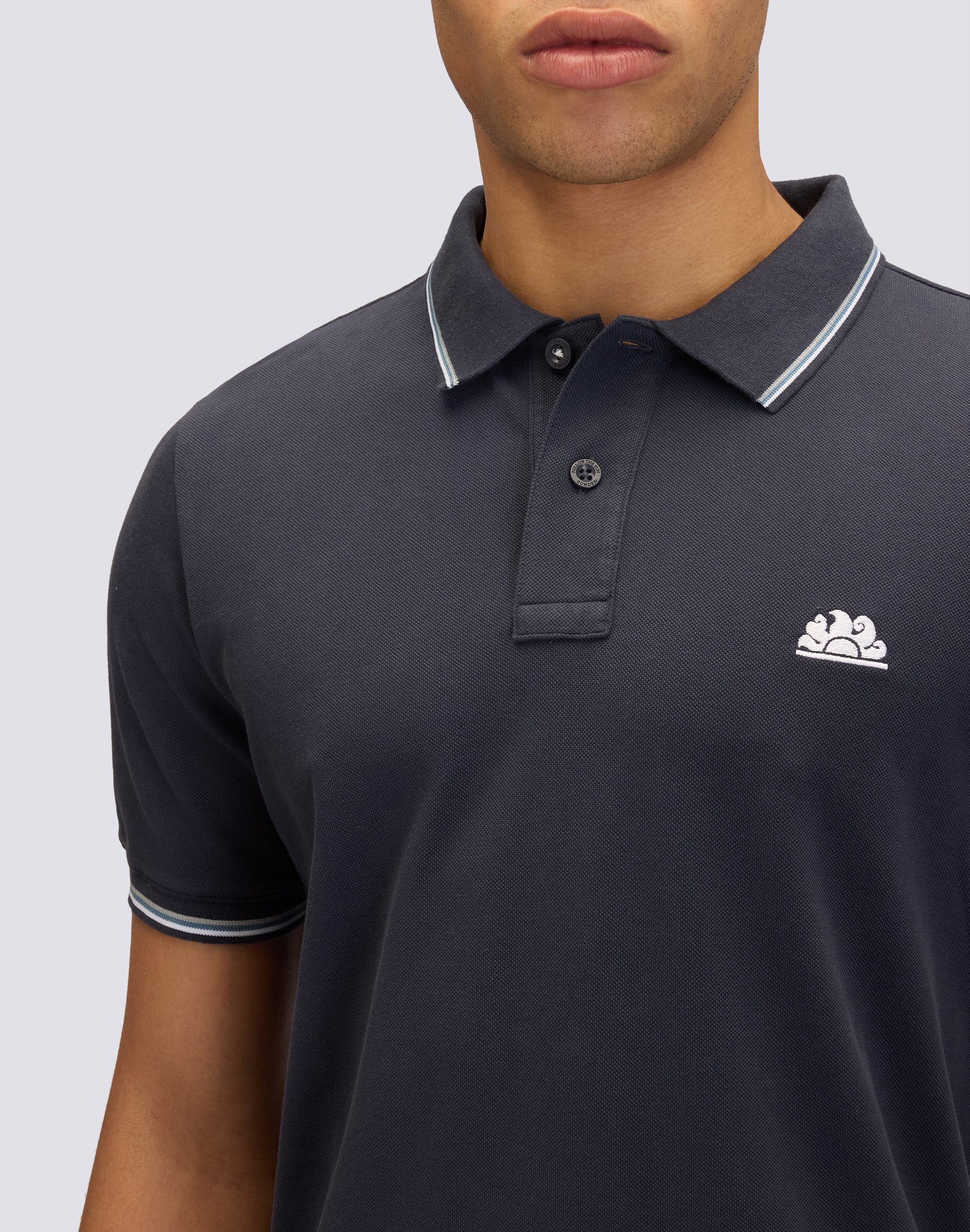 sundek-polo-uomo-in-cotone-pima-tinta-unita image 3