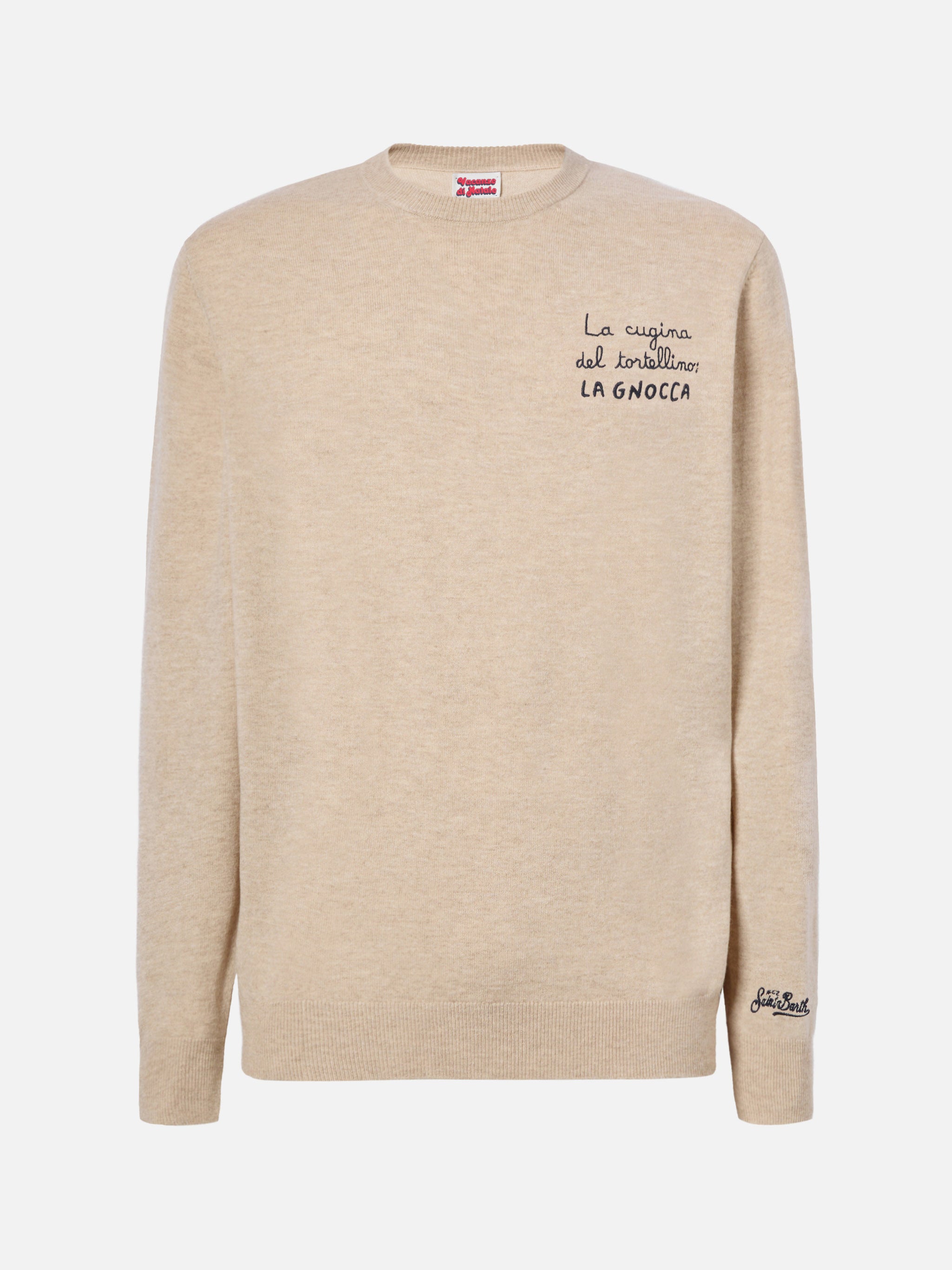 mc2-saint-barth-heron-light-girocollo-uomo-beige-misto-cashmere-vacanze-di-natal image 5