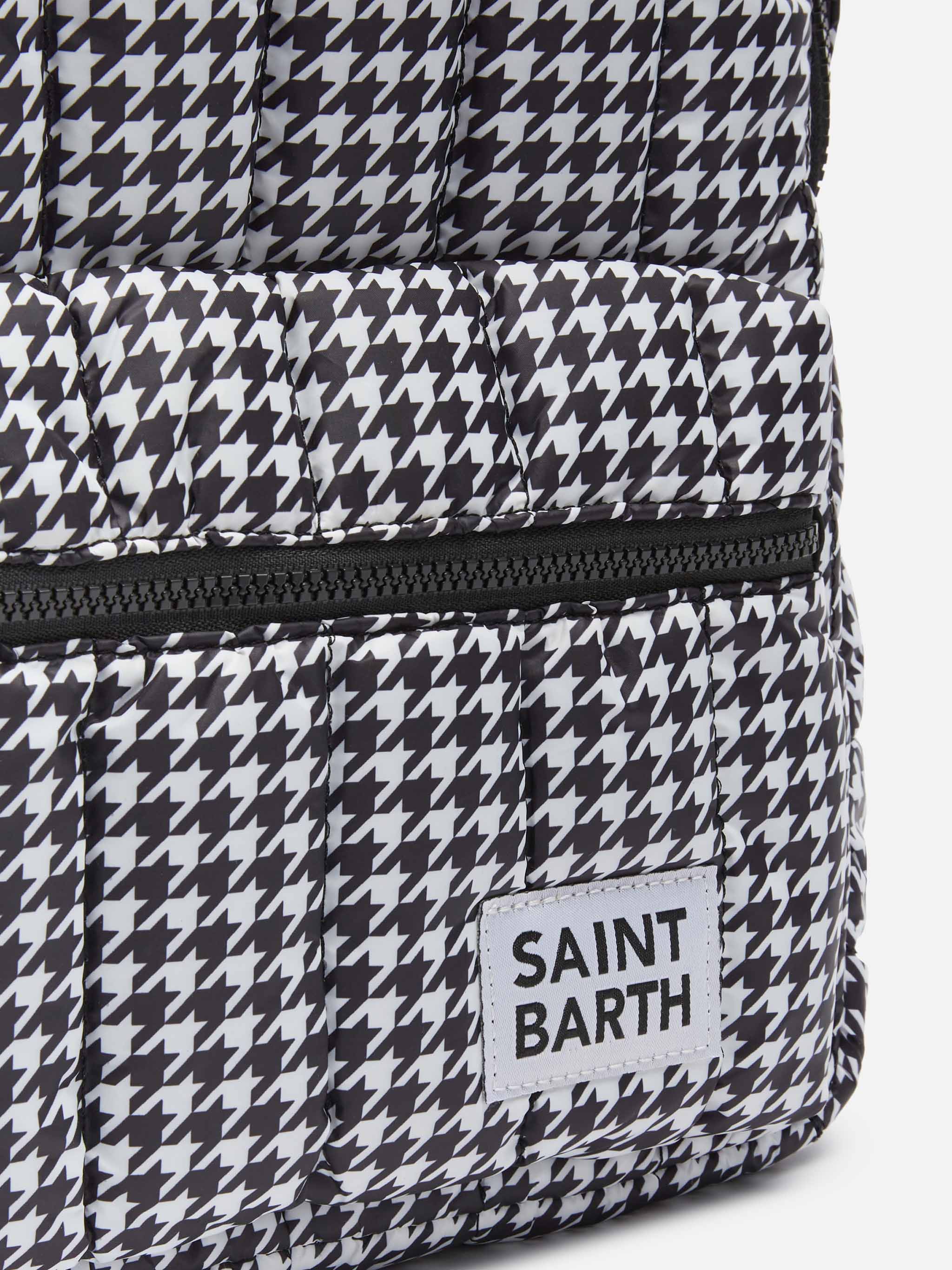 mc2-saint-barth-zaino-puffer-imbottito-pied-de-poule-45x30x18 image 3