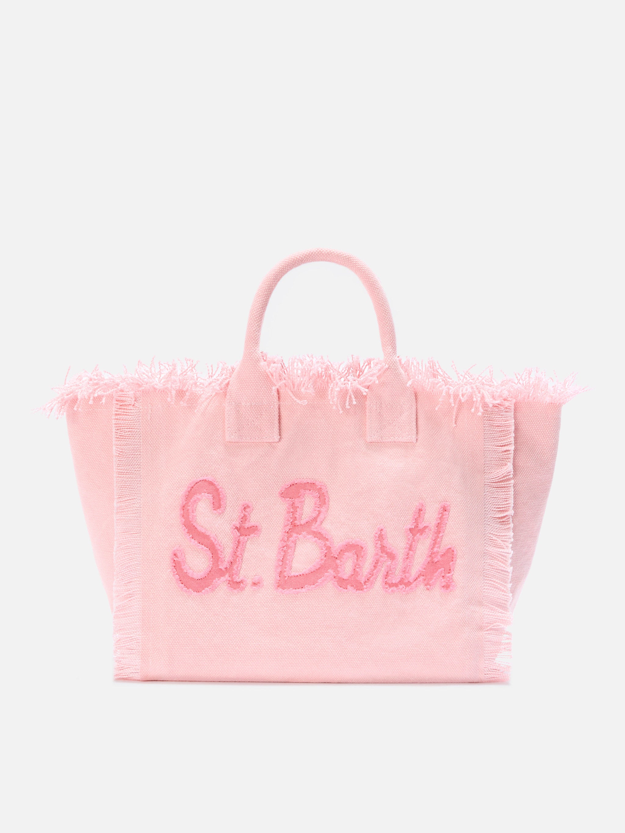 mc2-saint-barth-borsa-colette-in-canvas-con-patch-logo-rosa image 1