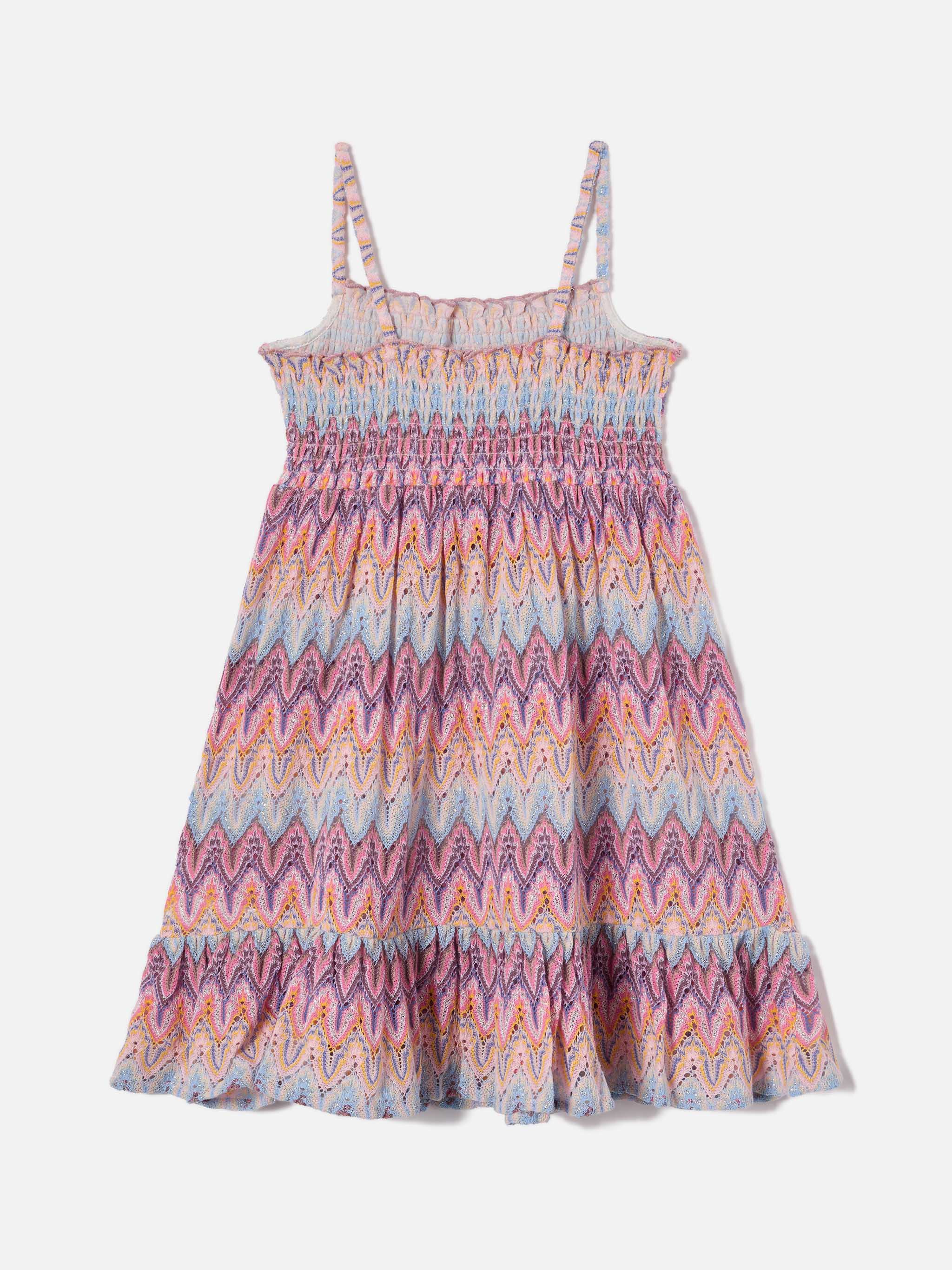 mc2-saint-barth-miki-abito-prendisole-bambina-rosa-fiamma-pastello-raschel image 2