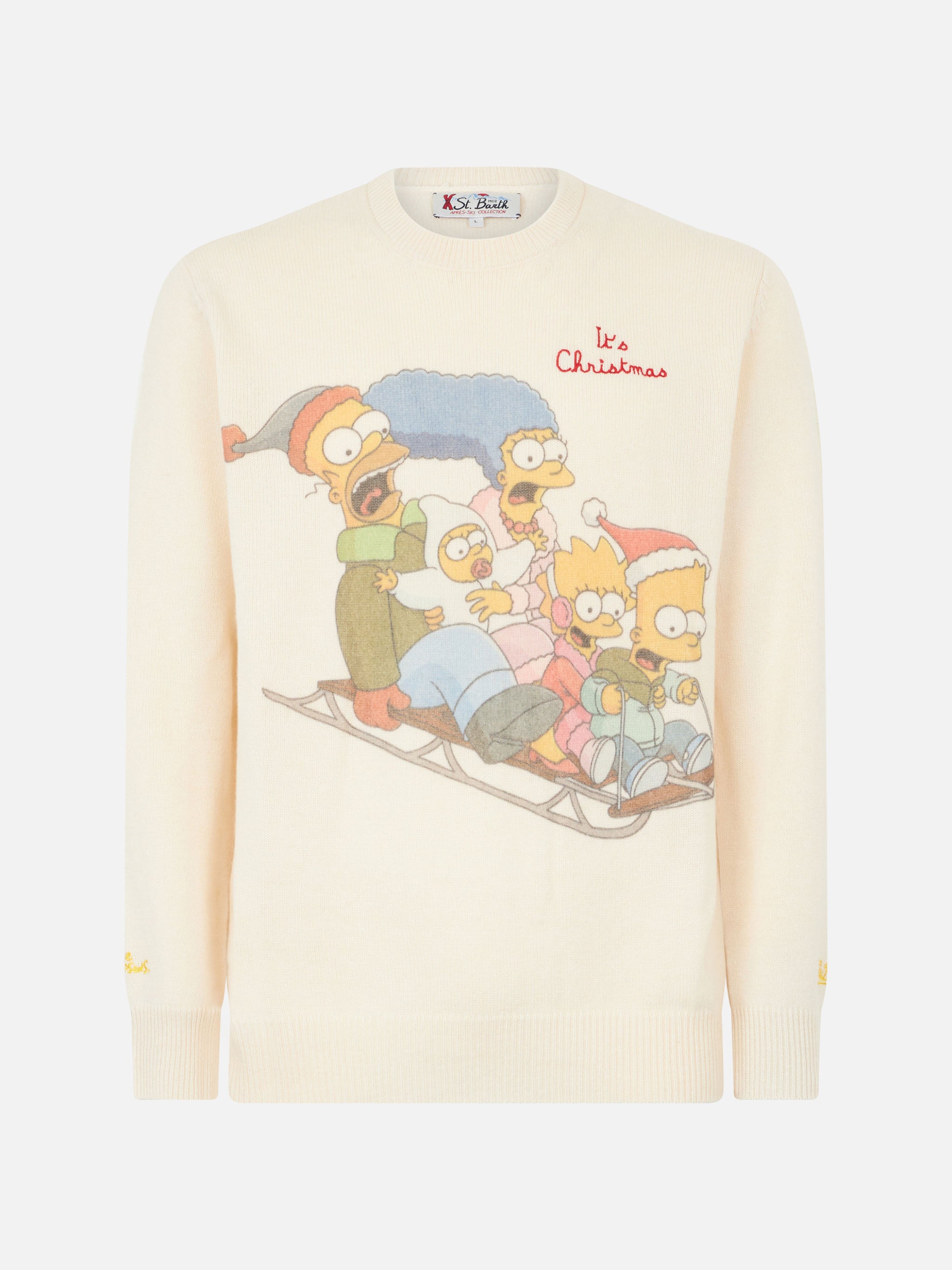 mc2-saint-barth-maglione-girocollo-heron-jacquard-famiglia-simpson image 4