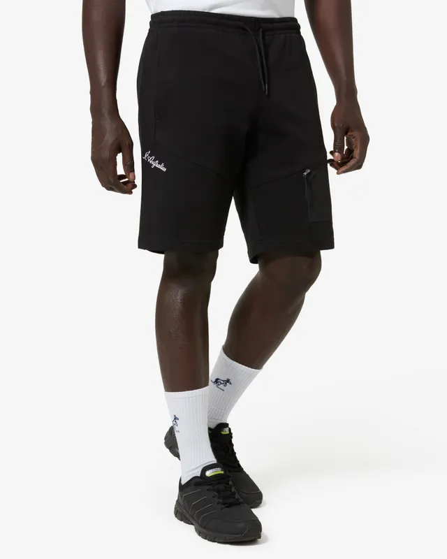 australian-gen-vinyl-short-short-in-felpa-elasticizzata-nero image 1