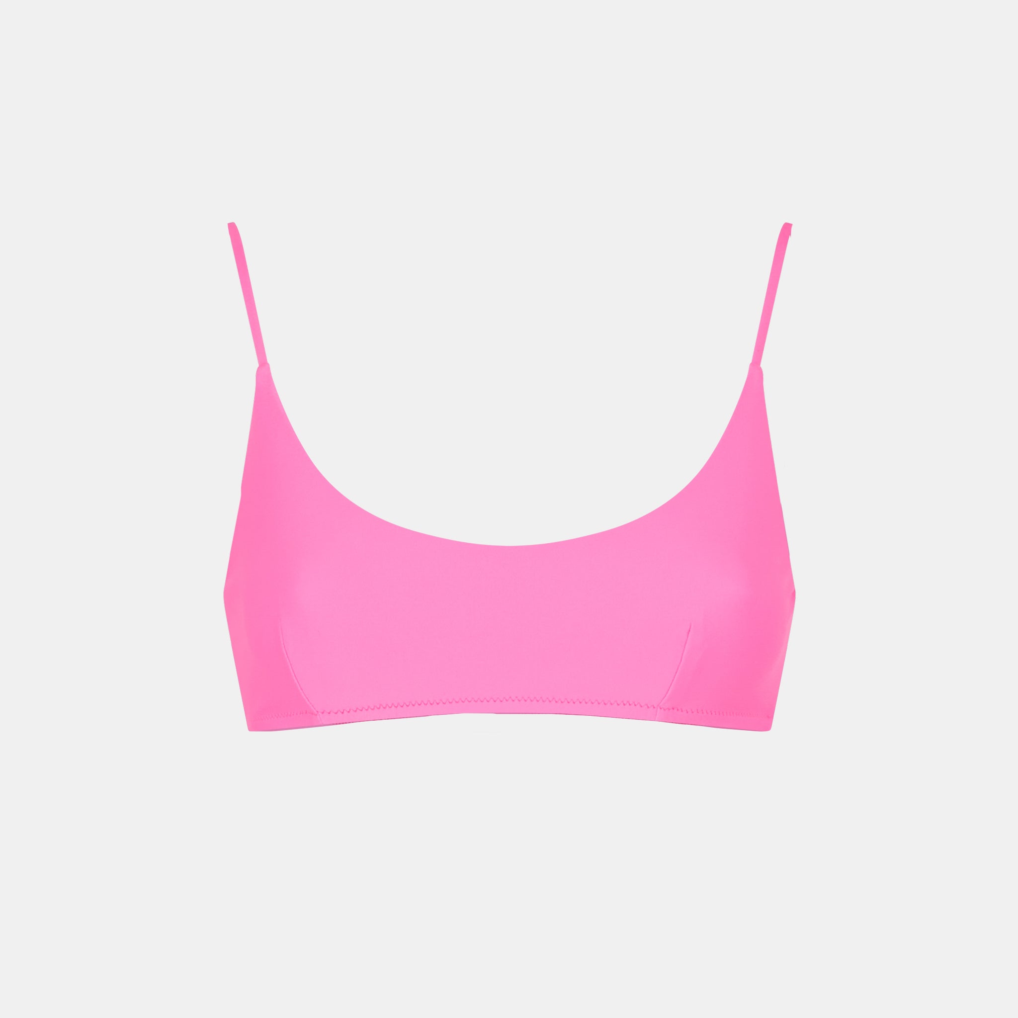 mc2-saint-barth-judy-top-bikini-bralette-rosa-fluo-tinta-unita image 1