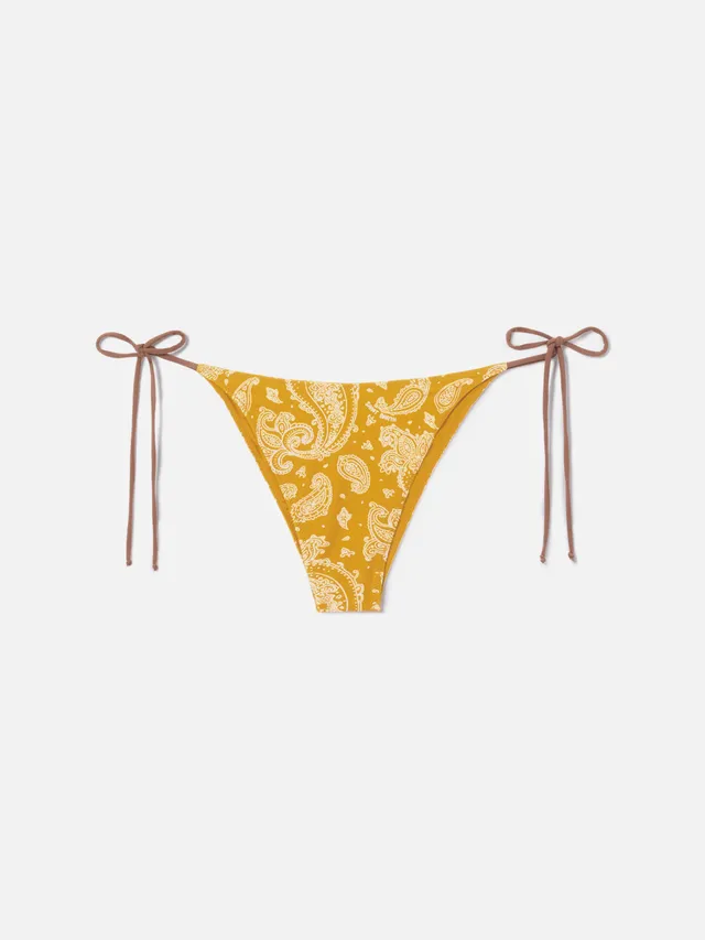 mc2-saint-barth-slip-mare-marielle-ocra-paisley-con-laccetti-laterali image 1