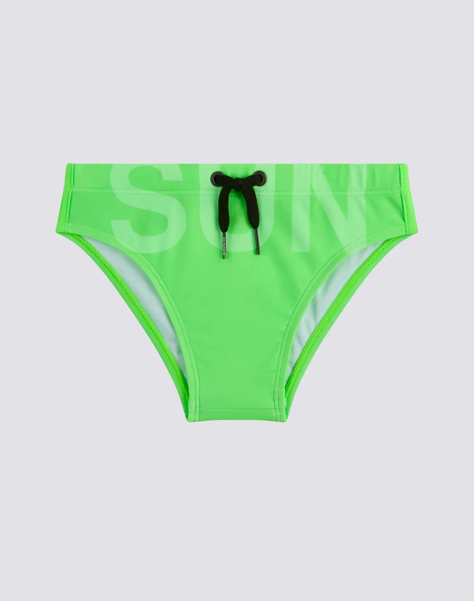 sundek-slip-mare-bambino-bicolor-con-logo image 1