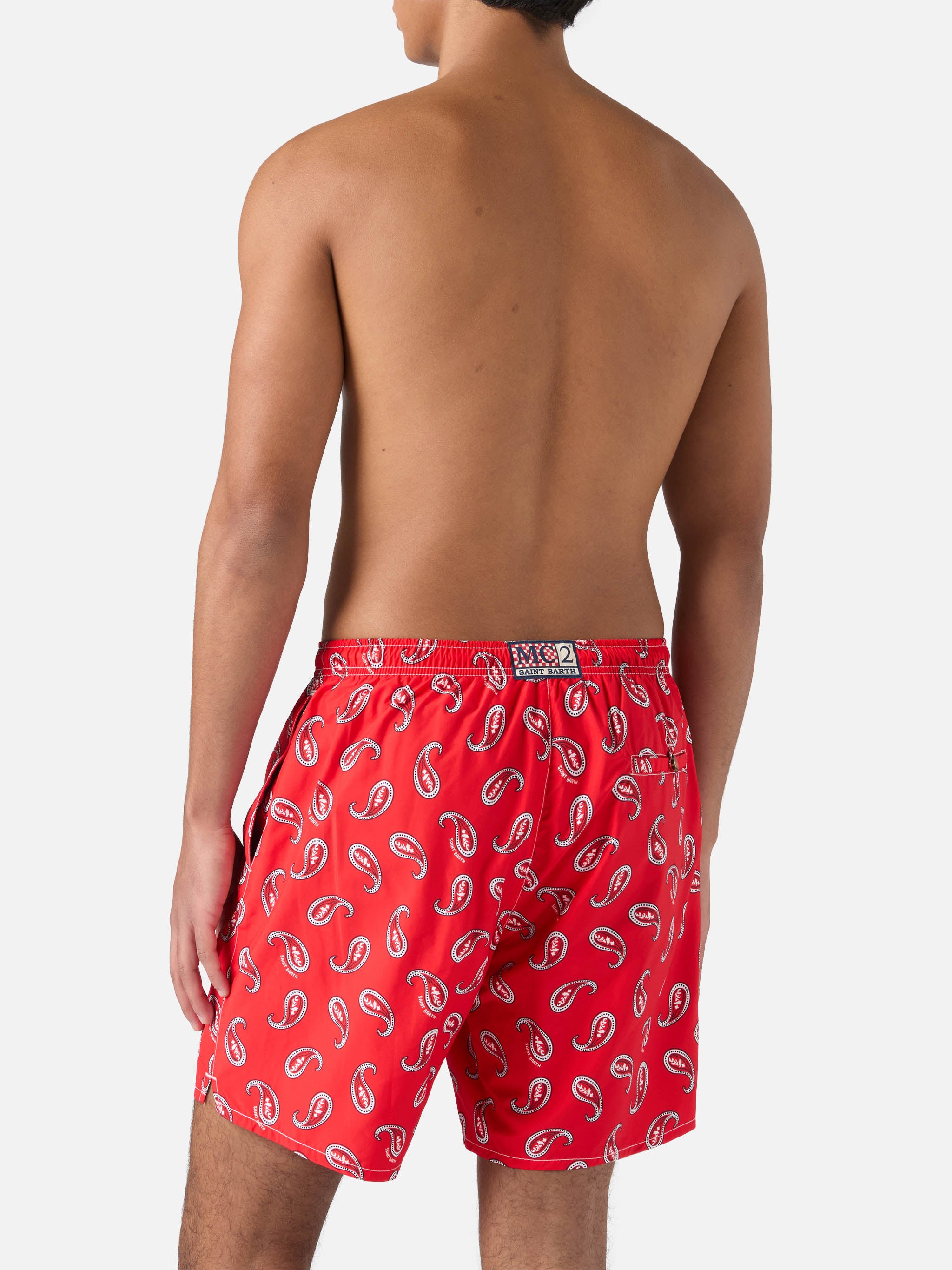 mc2-saint-barth-caprese-costume-mare-uomo-media-lunghezza-stampa-paisley-rossa image 5