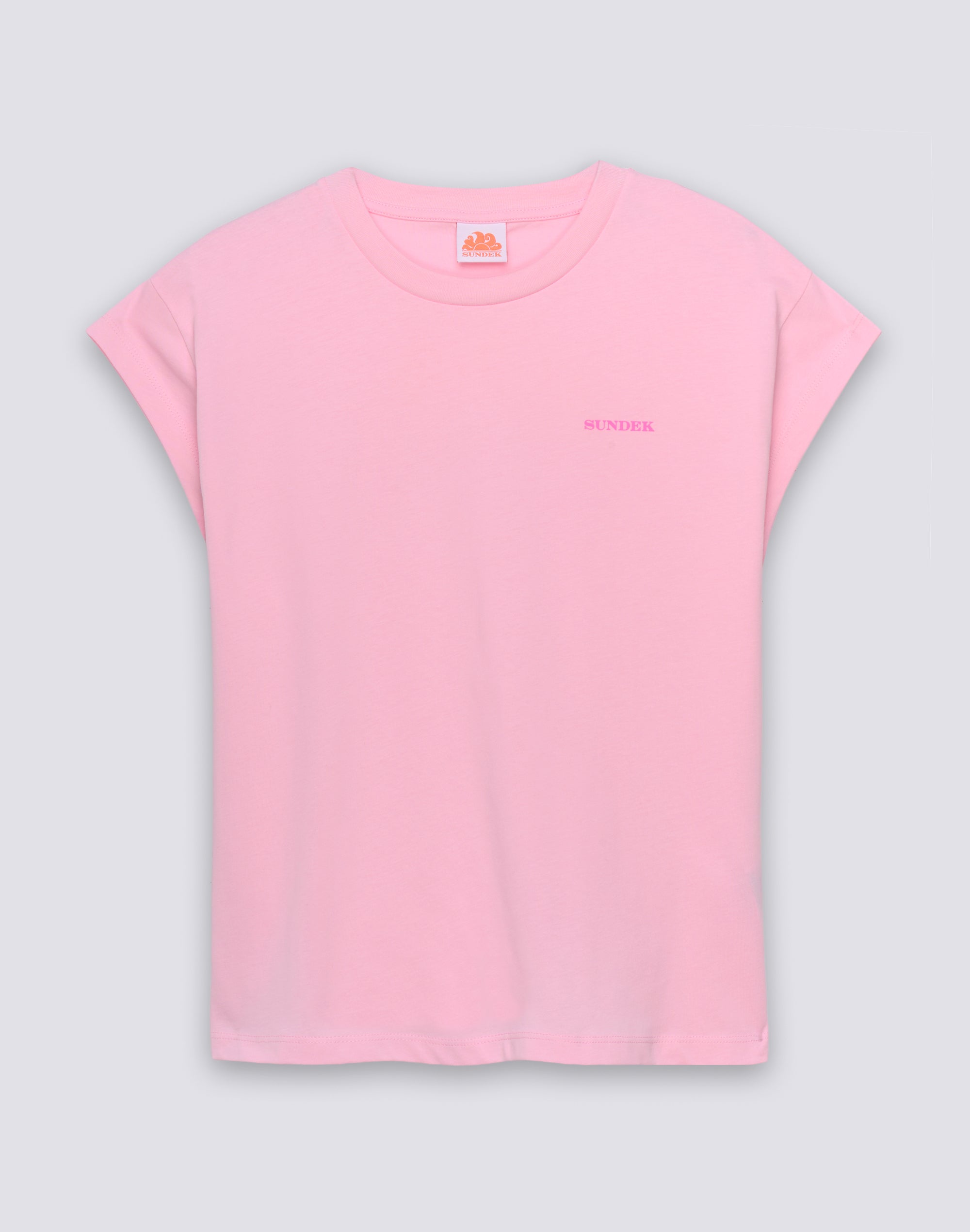 sundek-t-shirt-donna-stampa-degrad-top-boxy-goldenwave image 2