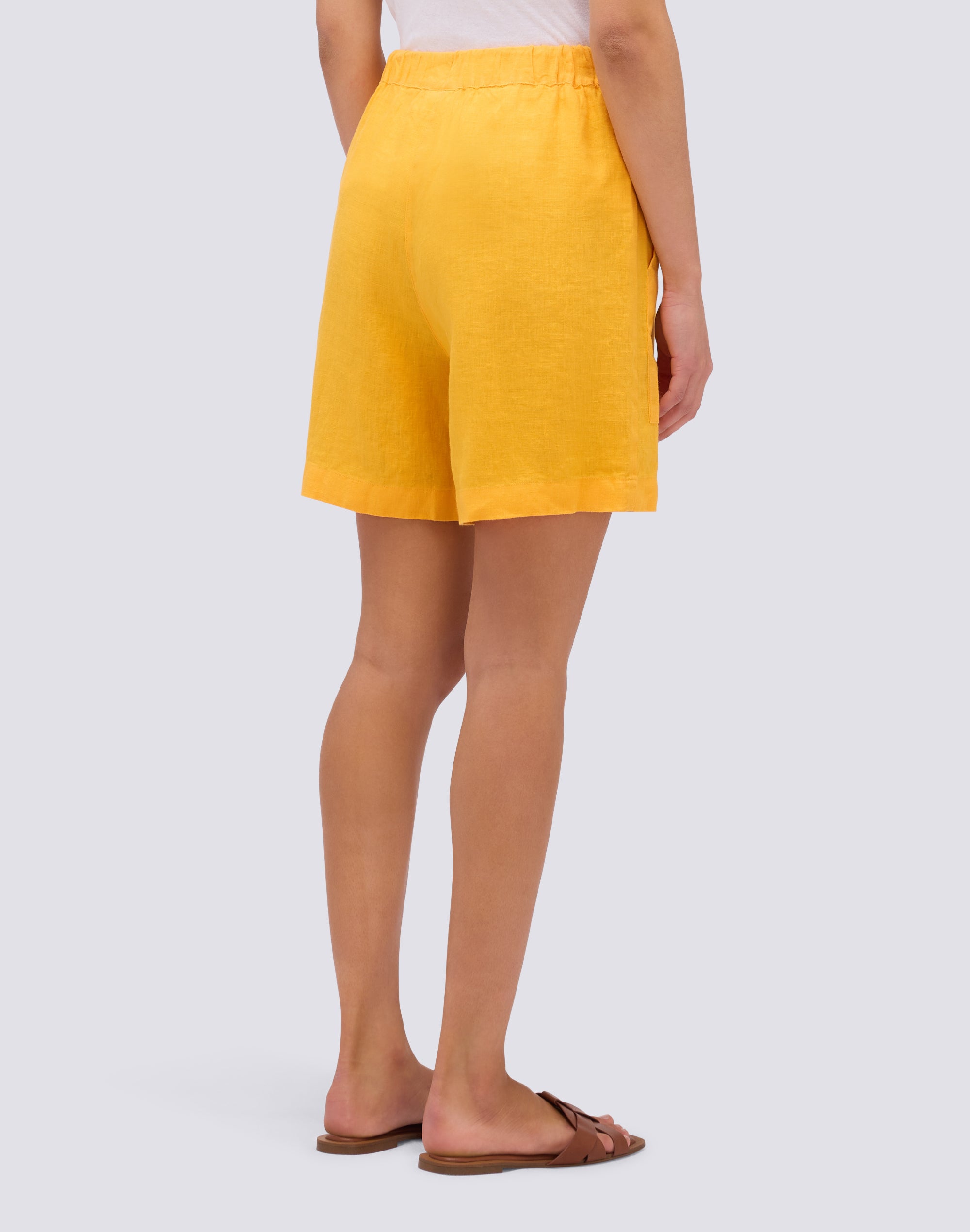 sundek-shorts-donna-in-lino-vita-elasticata image 2