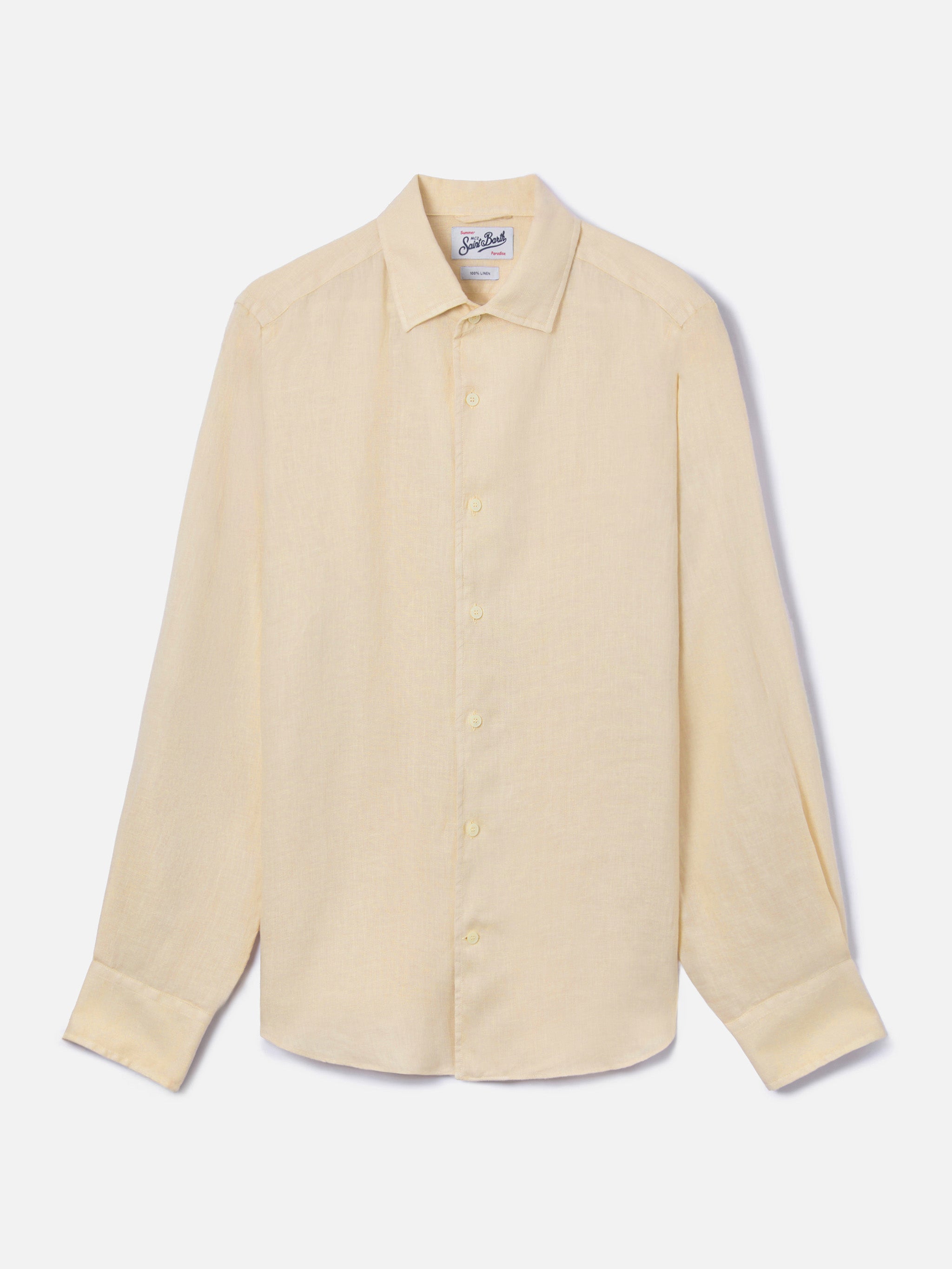 mc2-saint-barth-camicia-raphael-beige-in-lino-con-tintura-minerale image 4
