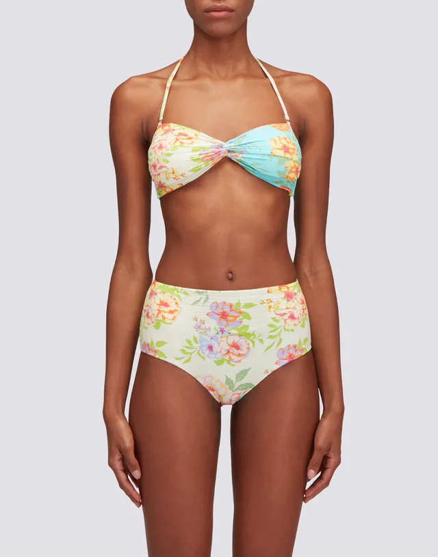 sundek-quarzo-top-bikini-a-fascia-incrociato-stampa-flower-bunch image 1