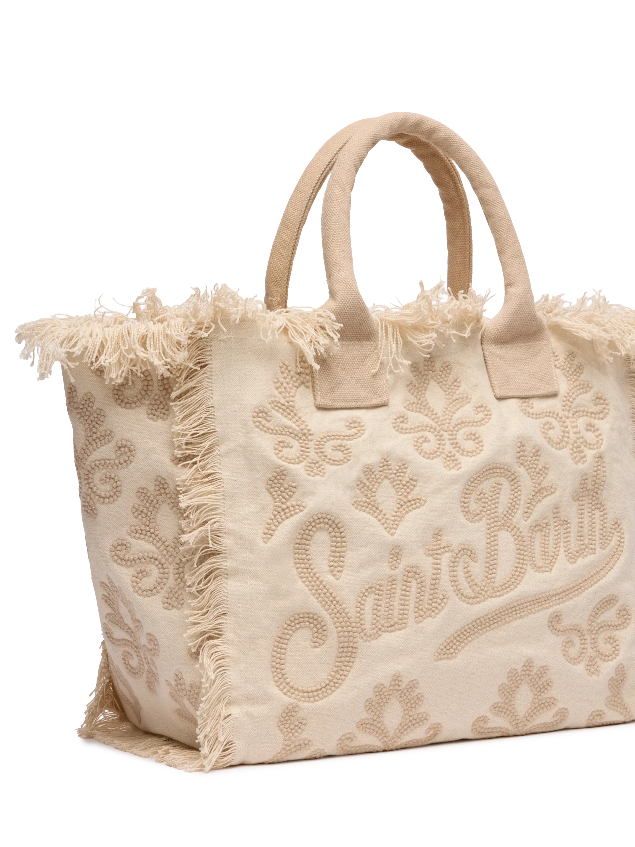 mc2-saint-barth-borsa-vanity-regular-in-canvas-con-ricamo-lily-tufting-beige image 3