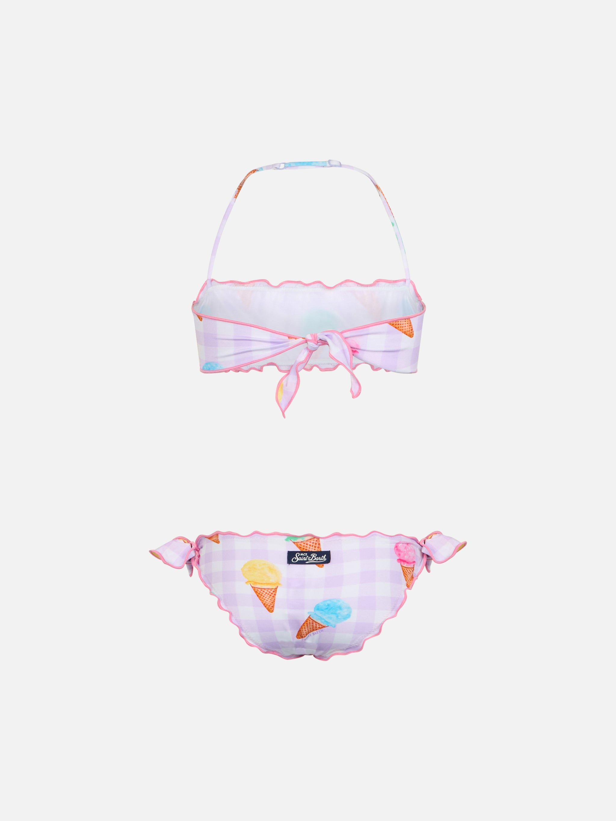 mc2-saint-barth-bikini-emy-a-fascia-con-stampa-gelato-da-bambina image 2