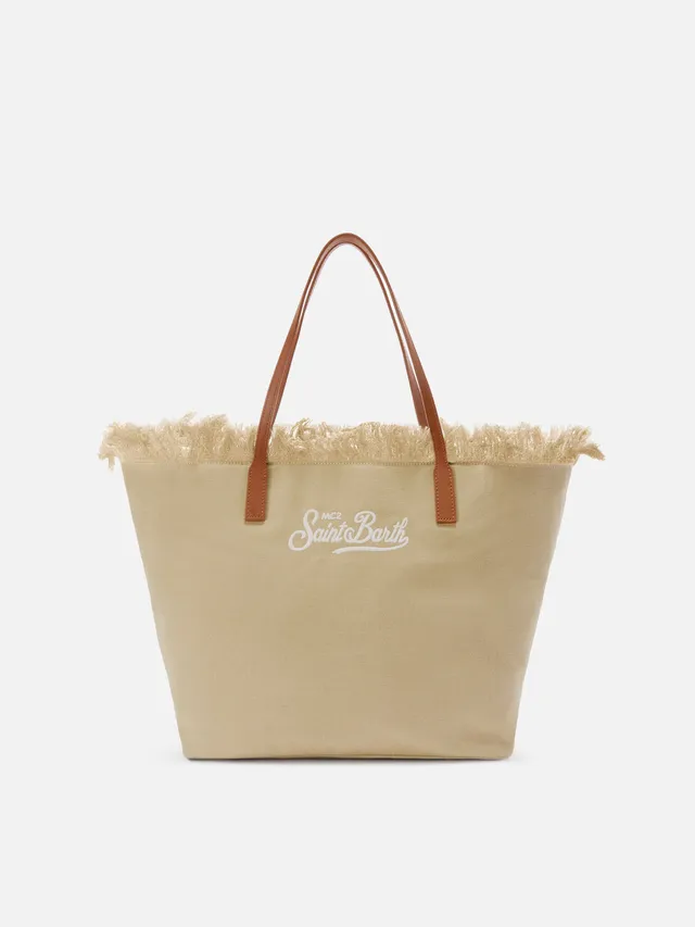 mc2-saint-barth-borsa-city-regular-in-canvas-beige-con-frange image 1