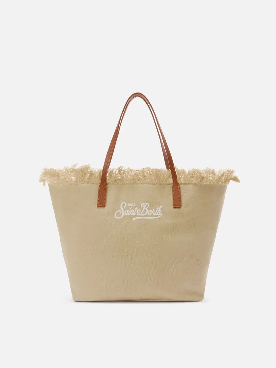 mc2-saint-barth-borsa-city-regular-in-canvas-beige-con-frange image 1
