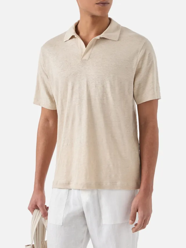 mc2-saint-barth-polo-fraser-in-puro-lino-beige-uomo image 1
