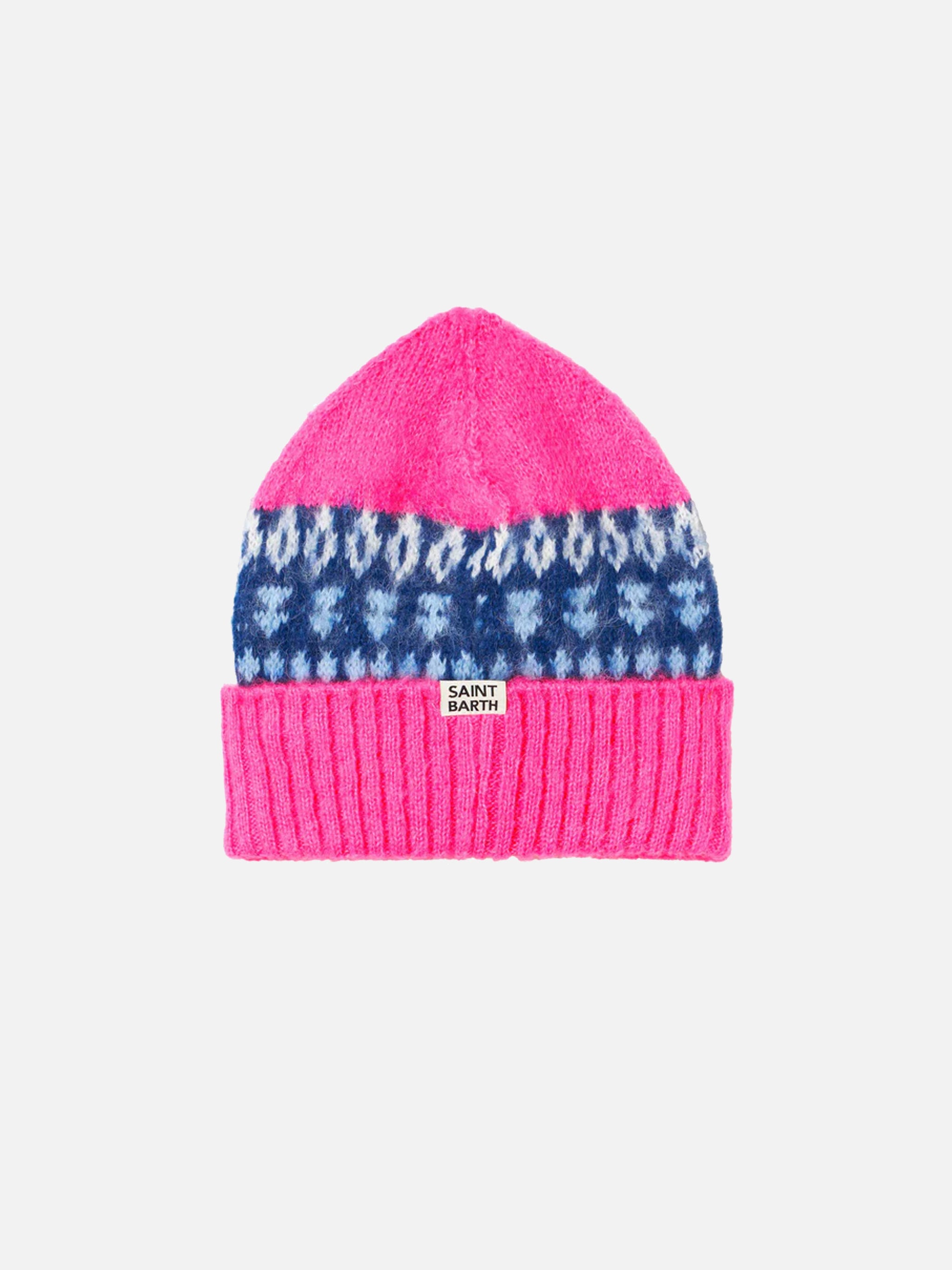 mc2-saint-barth-wengen-nordic-soft-berretto-rosa-fluo-jacquard image 6