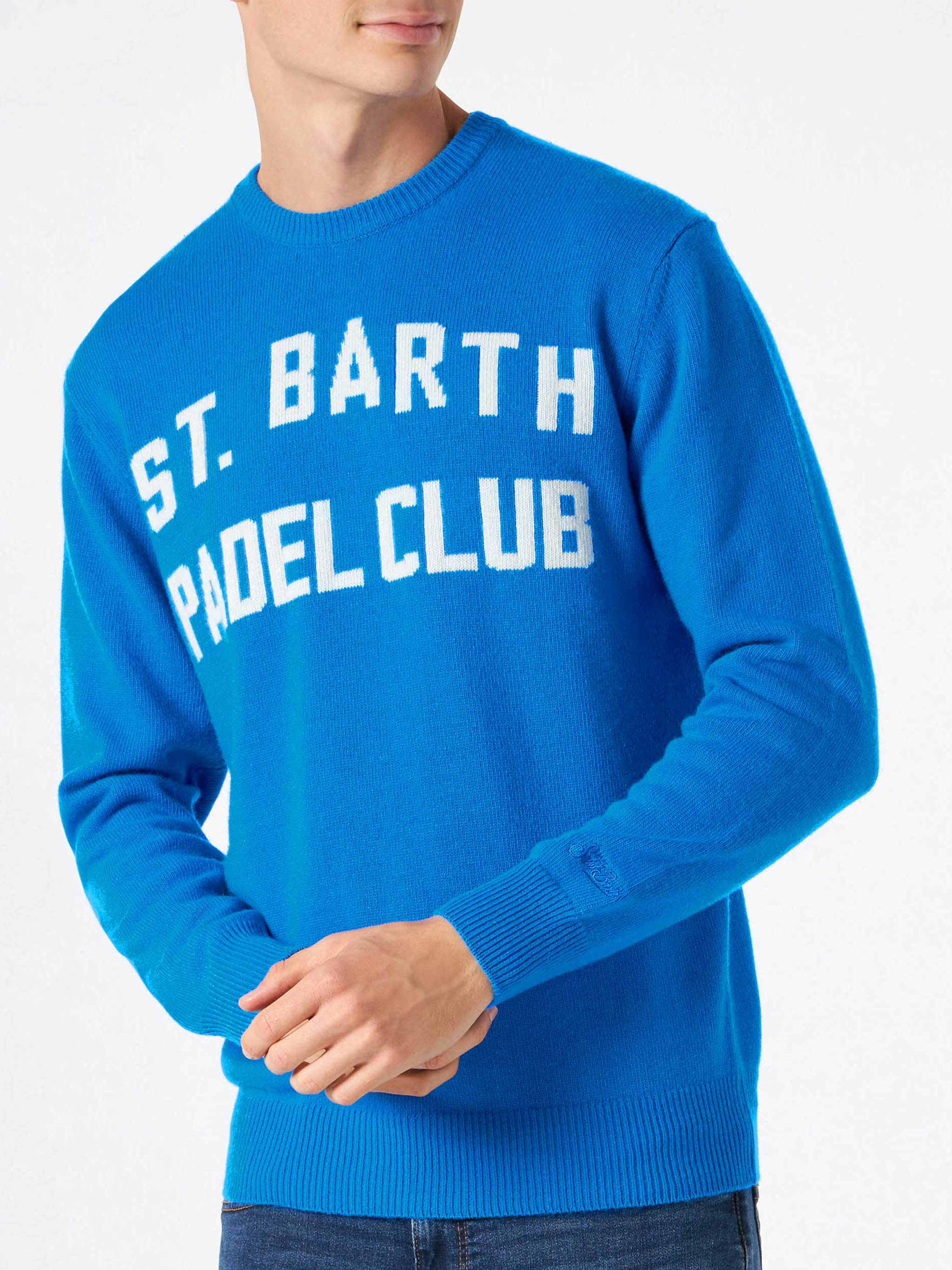 mc2-saint-barth-heron-maglione-uomo-st-barth-padel-club-blu image 1