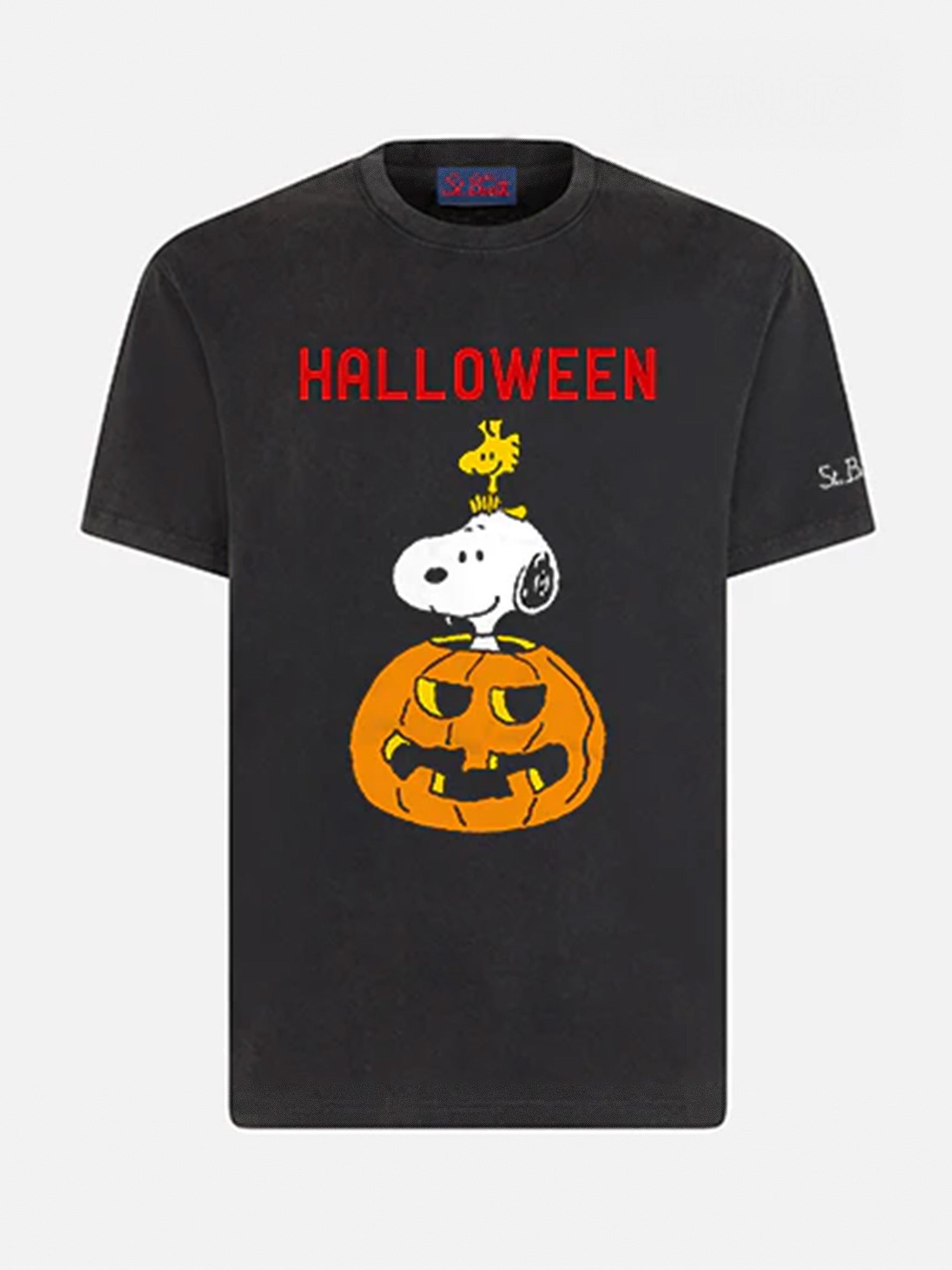 mc2-saint-barth-t-shirt-arnott-snoopy-halloween-special-edition-nera image 1