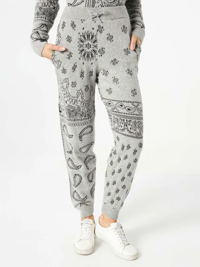 mc2-saint-barth-pantaloni-jogger-donna-maglia-jacquard-bandana-bianca image 1