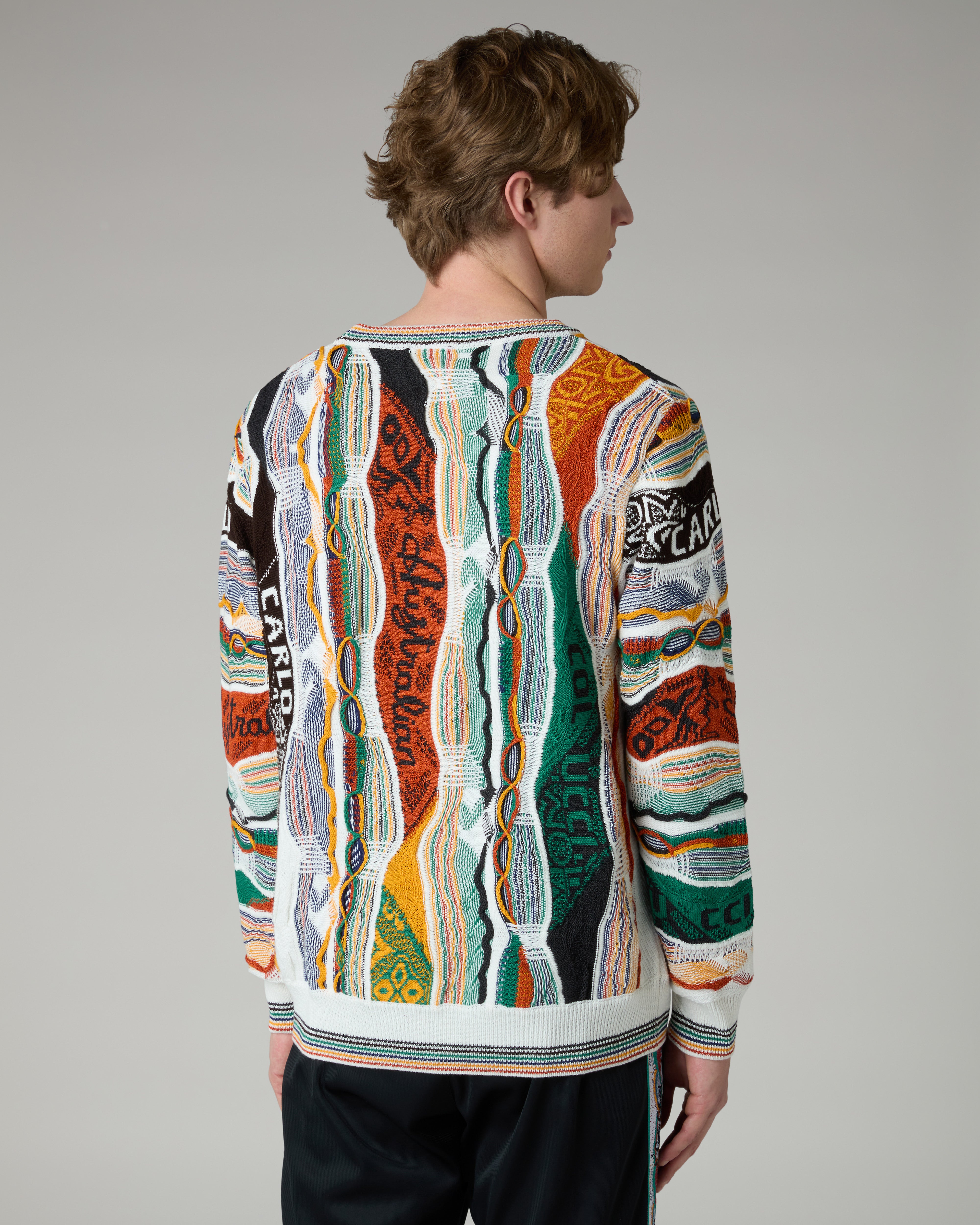 australian-heritage-knitted-crewneck-carlo-colucci-x-australian-pullover-jacquar image 3