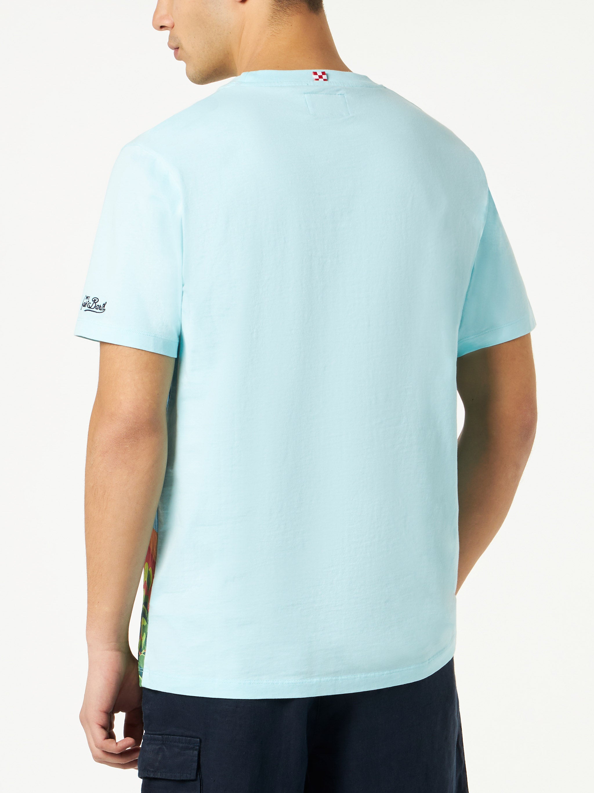 mc2-saint-barth-t-shirt-uomo-con-stampa-saint-barth-postcard-in-cotone-verde-acq image 4