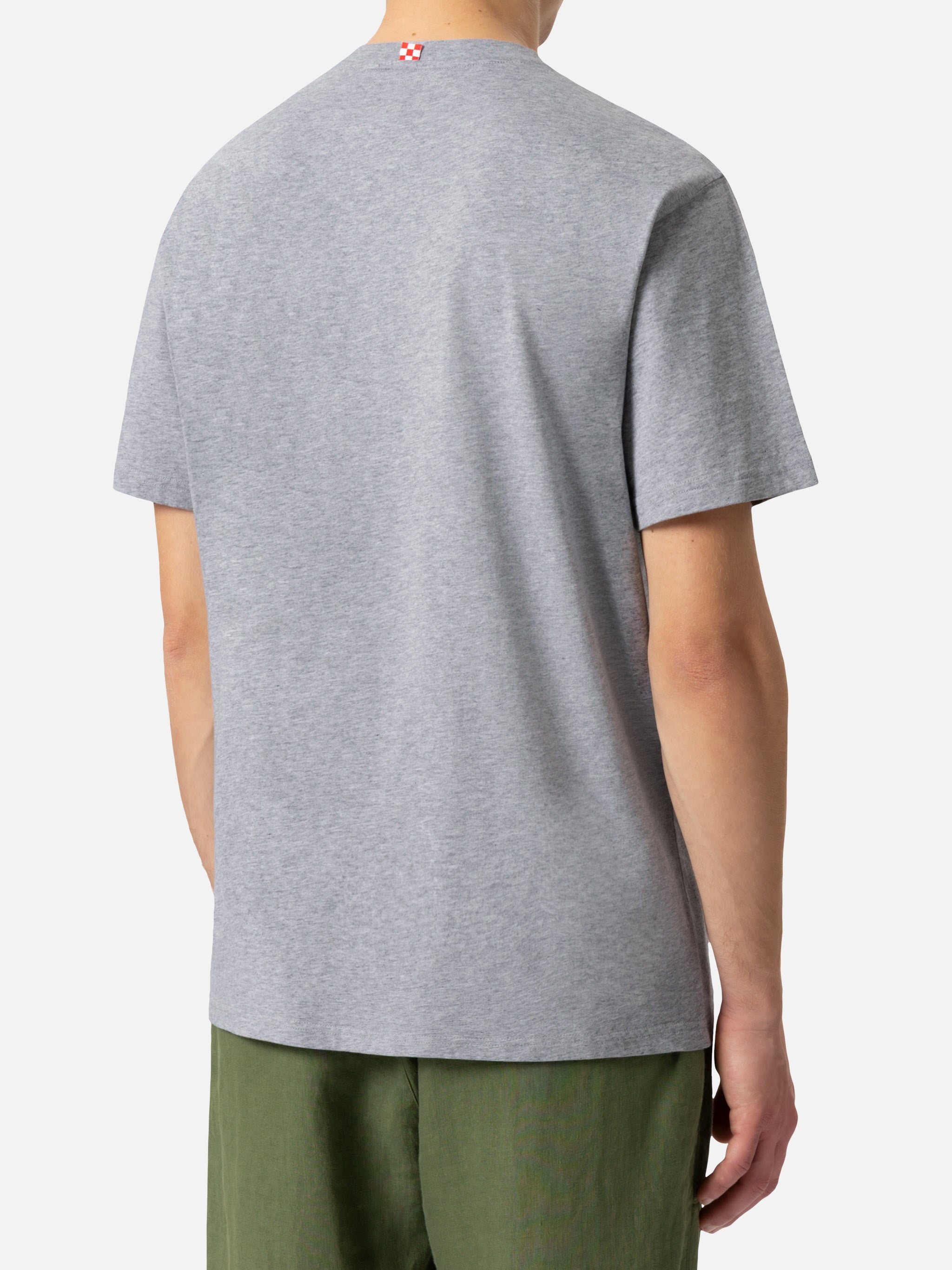 mc2-saint-barth-man-t-shirt-uomo-cotone-grigio-m-lange-stampa-tennis-club image 3