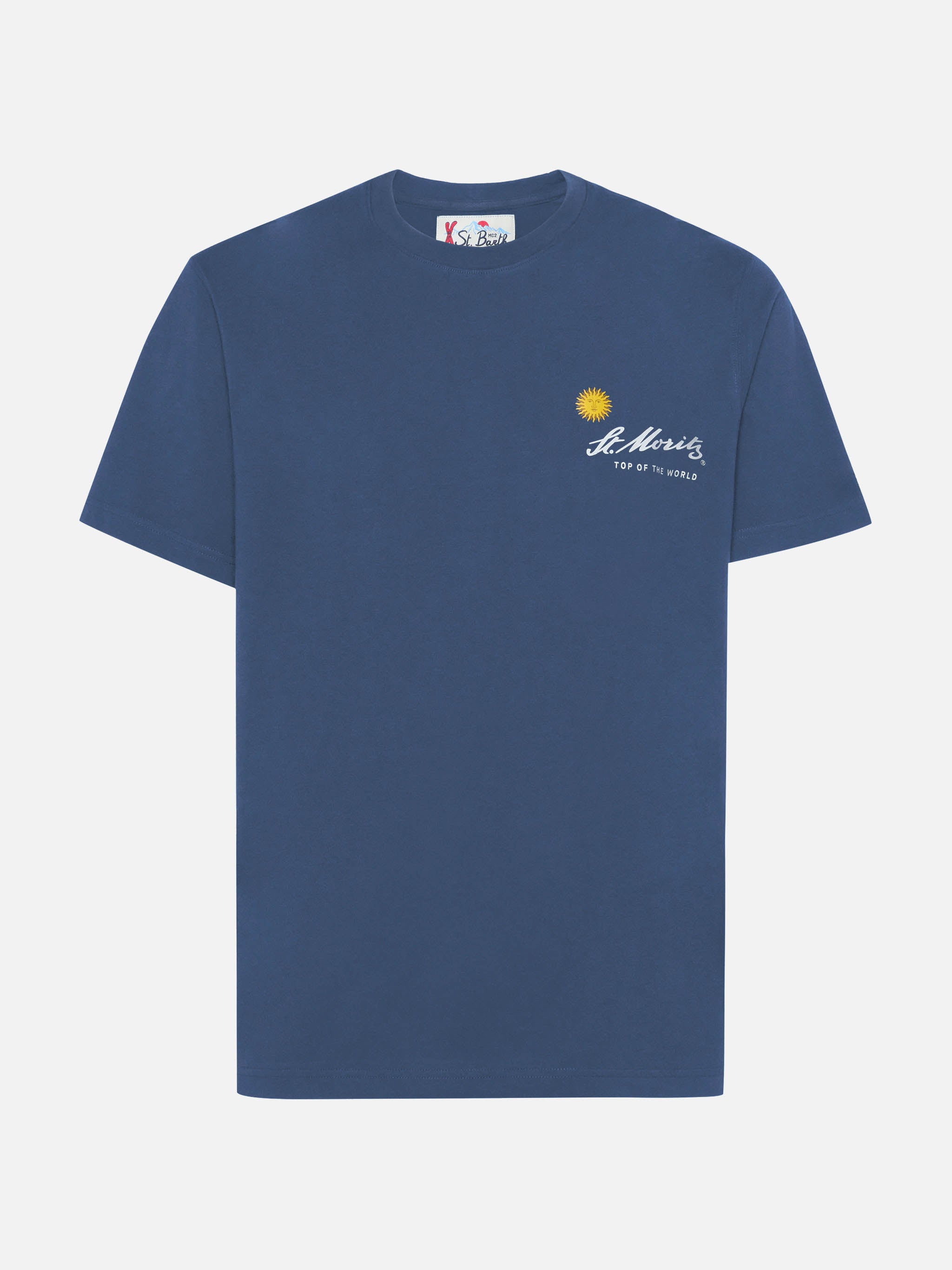 mc2-saint-barth-t-shirt-arnott-uomo-cotone-st-moritz-blu image 1