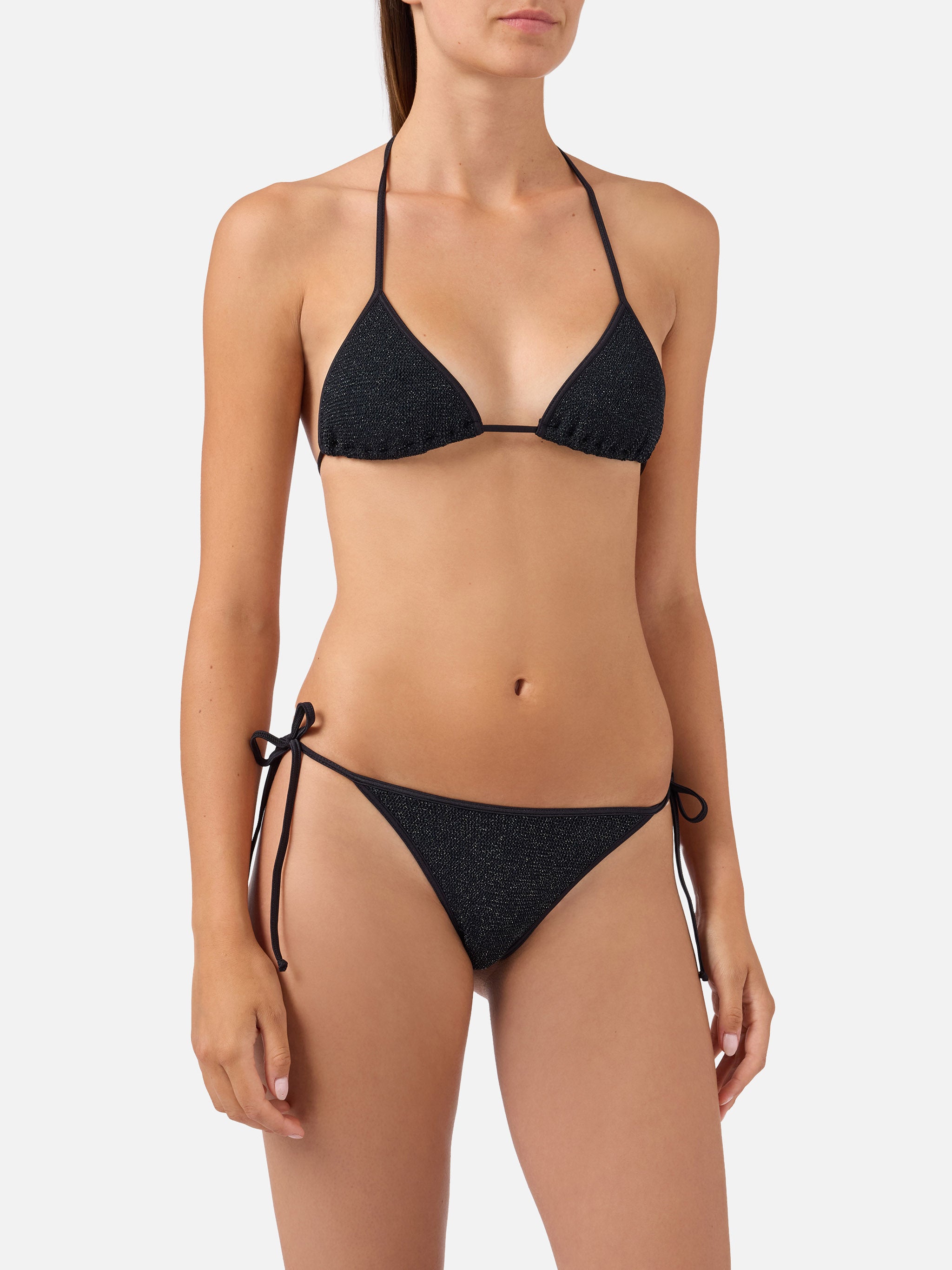 bikini-mc2-saint-barth-leah-marielle-string-in-tessuto-crinkle-lurex-nero image 2