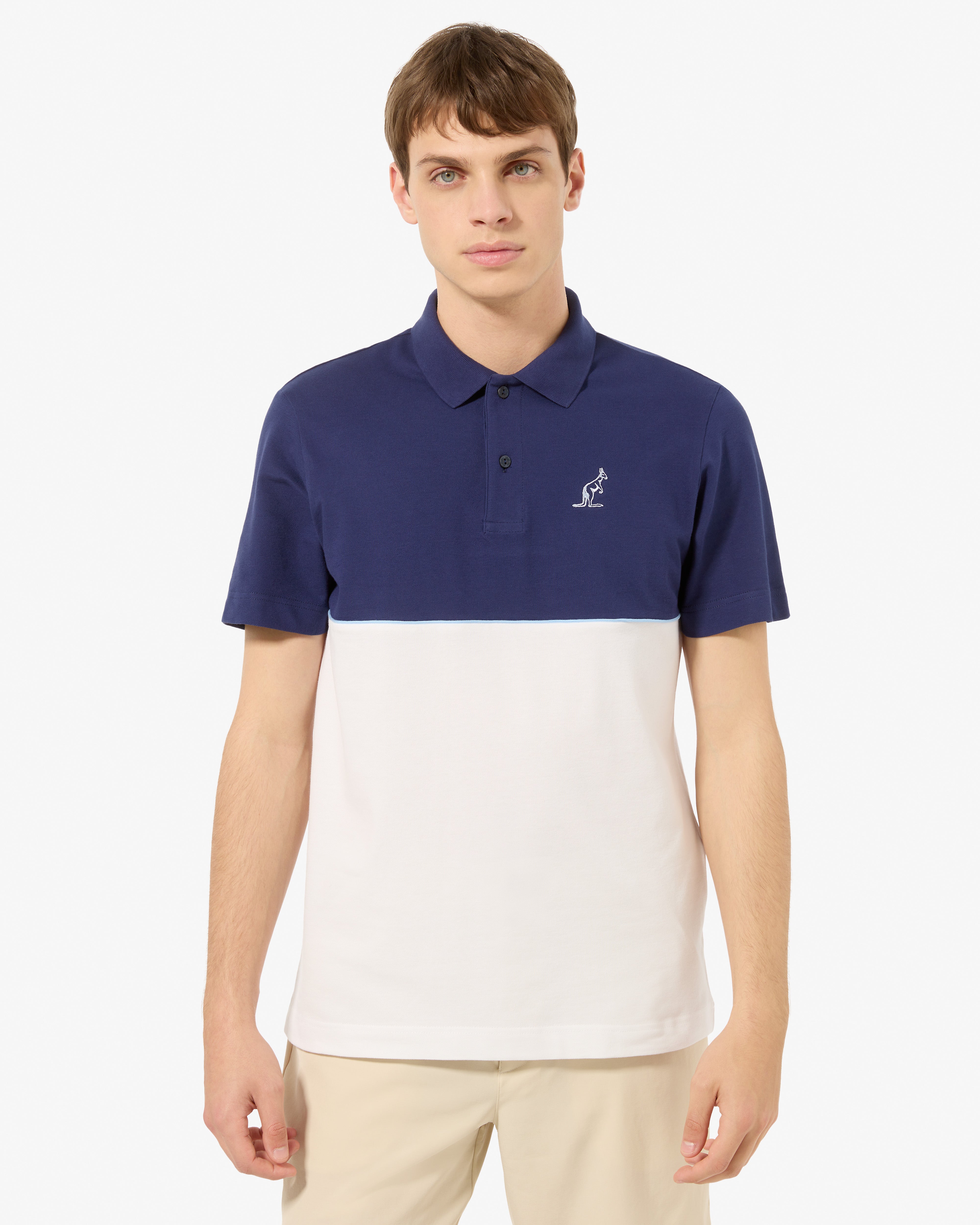 australian-vinyl-polo-shirt-blu-cosmo-polo-piquet-elasticizzato image 1