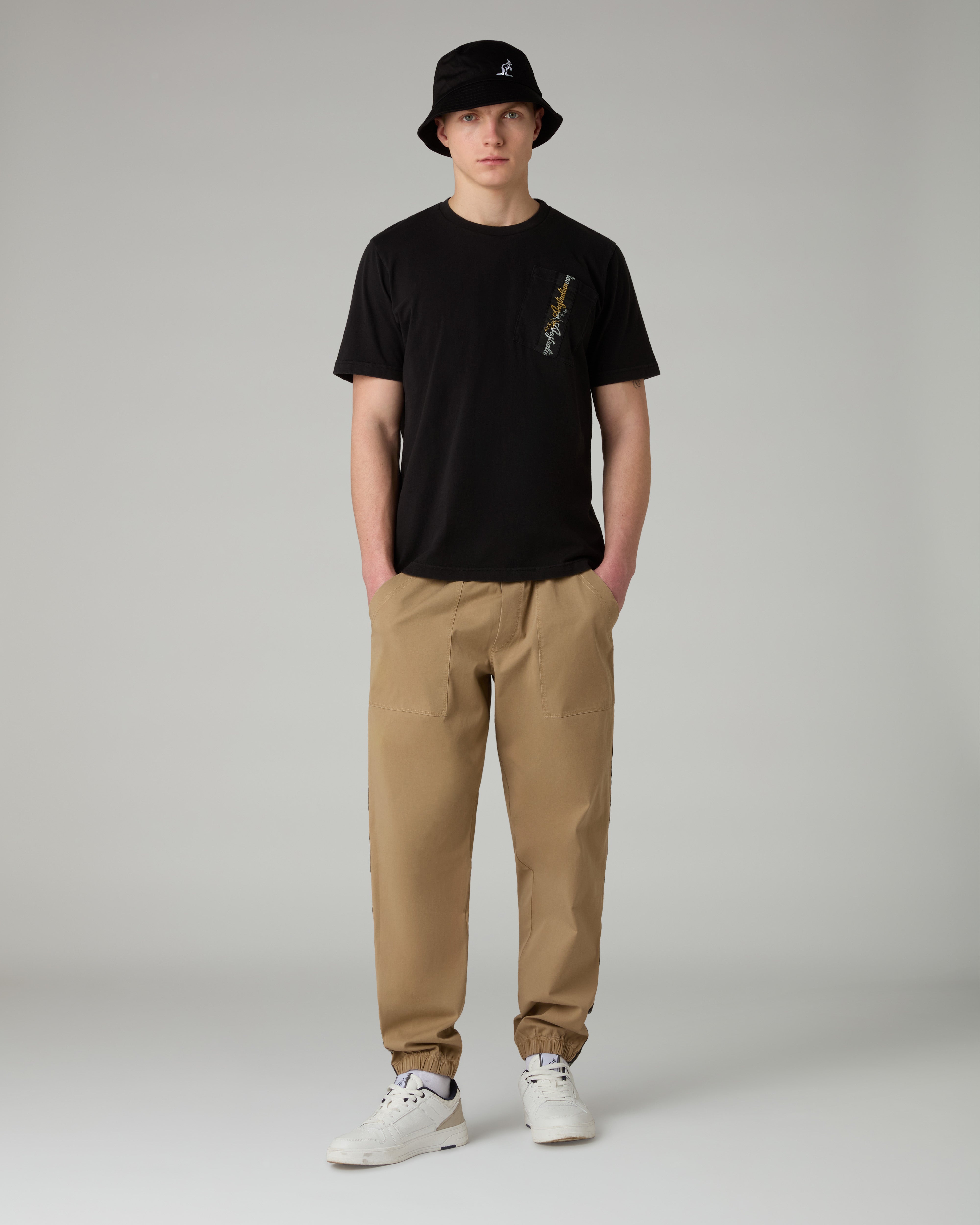 australian-tape-pocket-t-shirt-maglietta-cotone-con-taschino-e-banda image 2