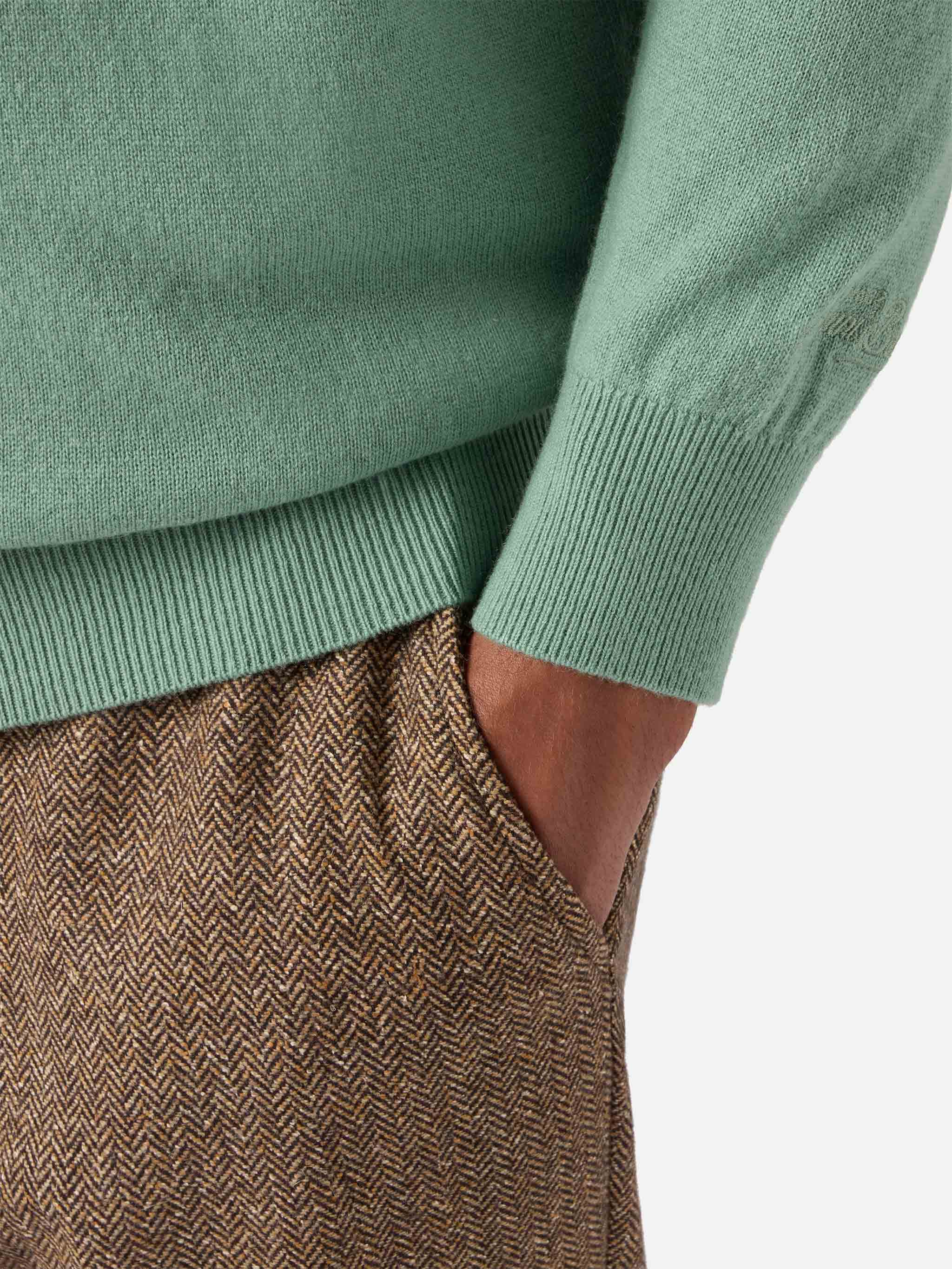 mc2-saint-barth-regent-maglione-lana-merino-cashmere-verde-salvia-uomo image 4
