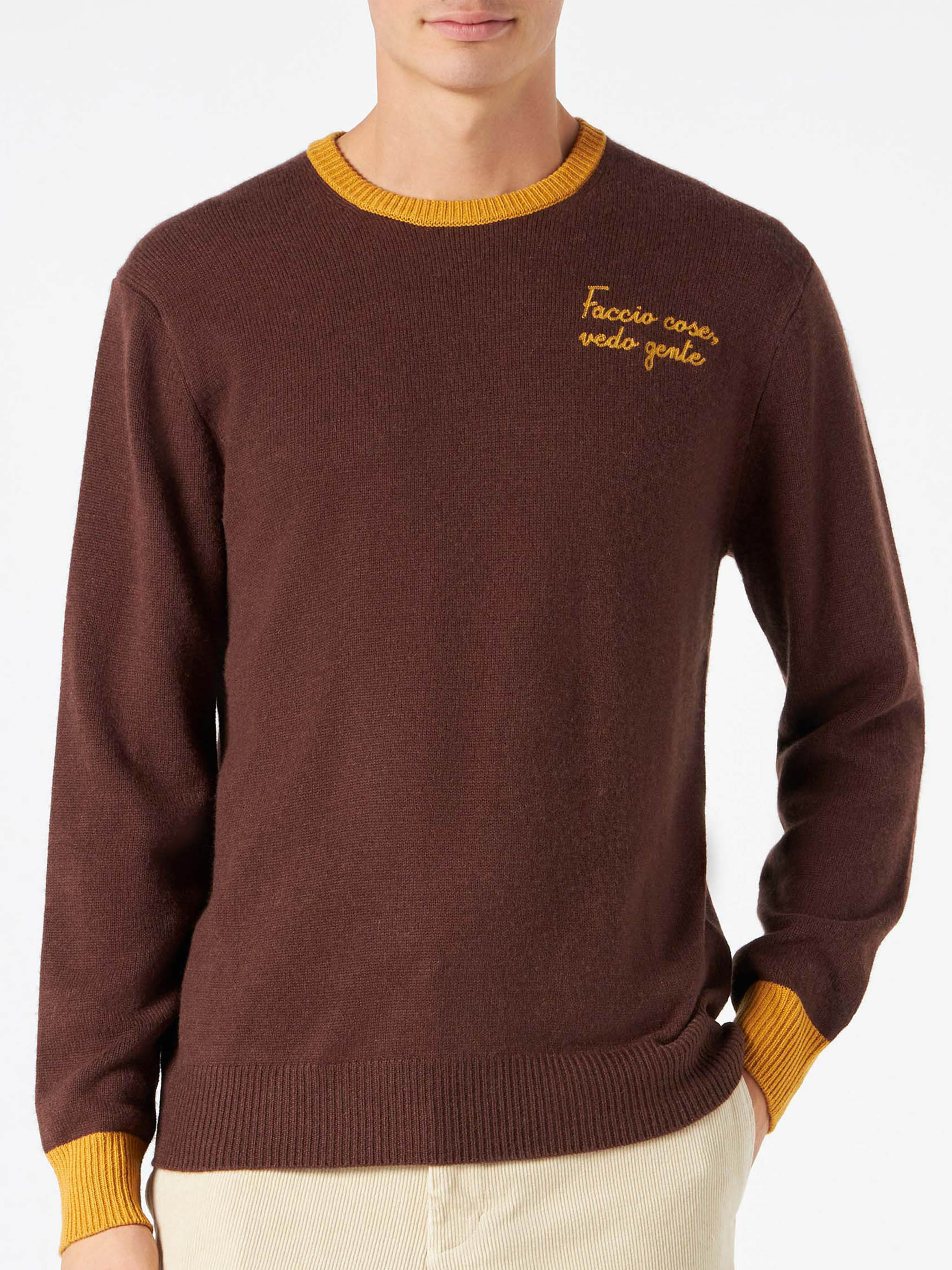 mc2-saint-barth-maglia-heron-ricamo-faccio-cose-vedo-gente-misto-cashmere image 6