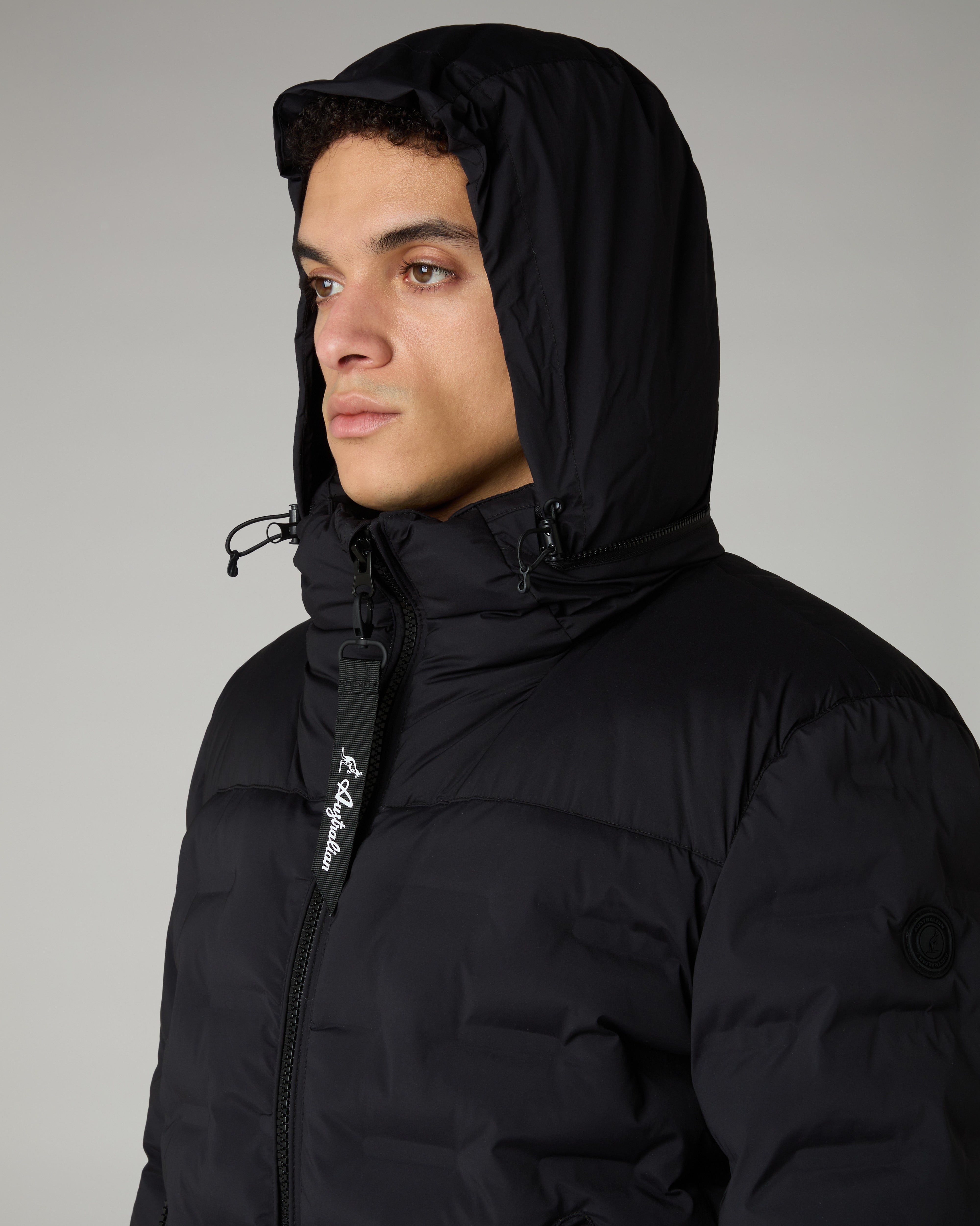 australian-3-d-jacket-giubbotto-trapuntato-termosaldato-nero-uomo image 4