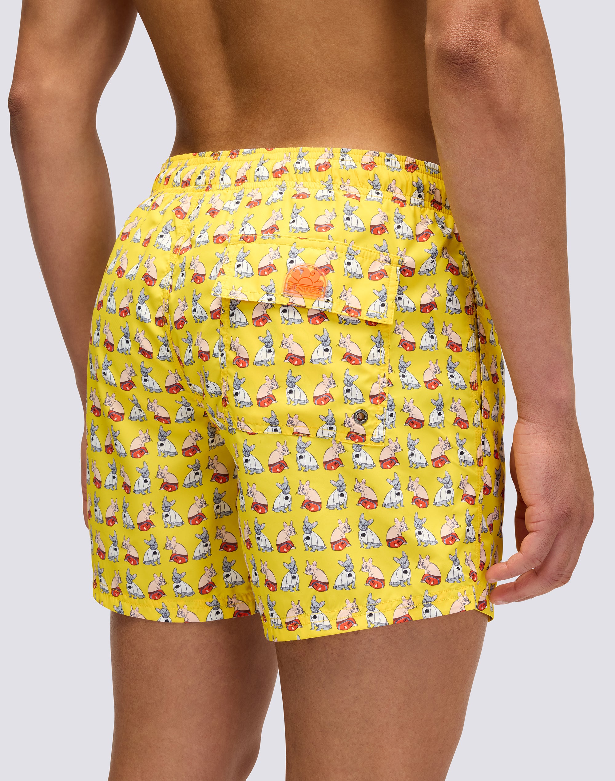 sundek-iconic-costume-a-pantaloncino-uomo-capsule-pelo-beach-french-bulldog image 3