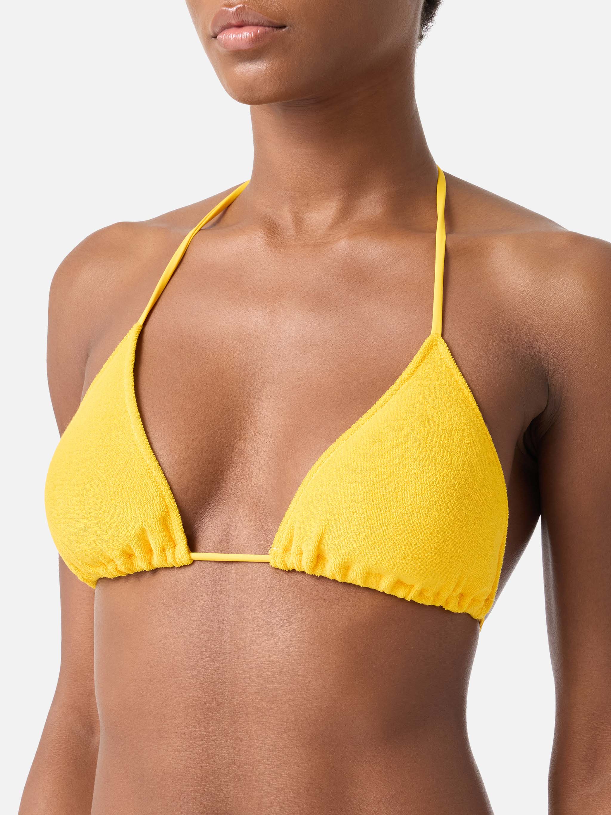 mc2-saint-barth-leah-marielle-bikini-triangolo-giallo-spugna-con-charms image 3