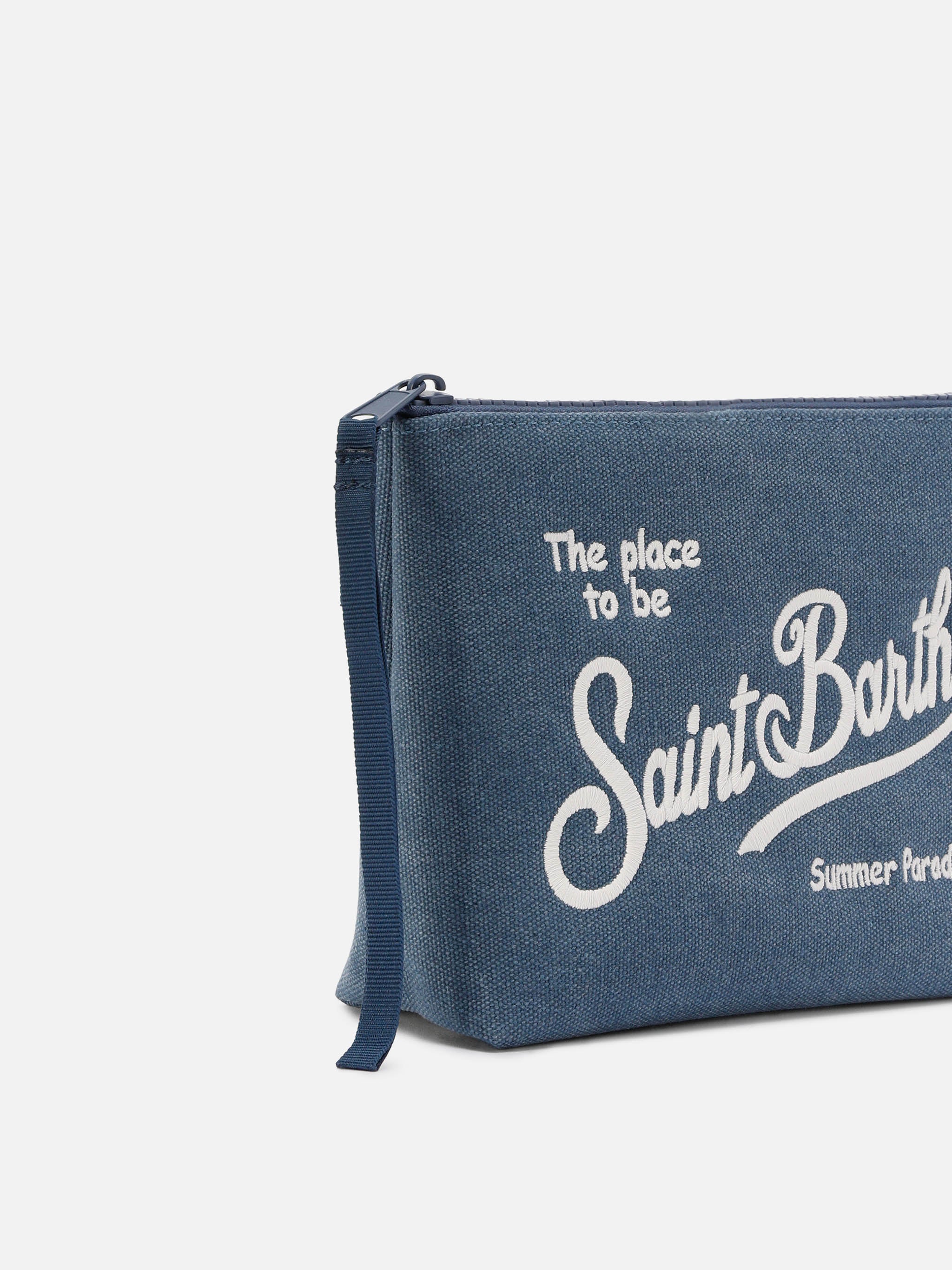 mc2-saint-barth-aline-pochette-in-canvas-blu-tinta-unita image 2