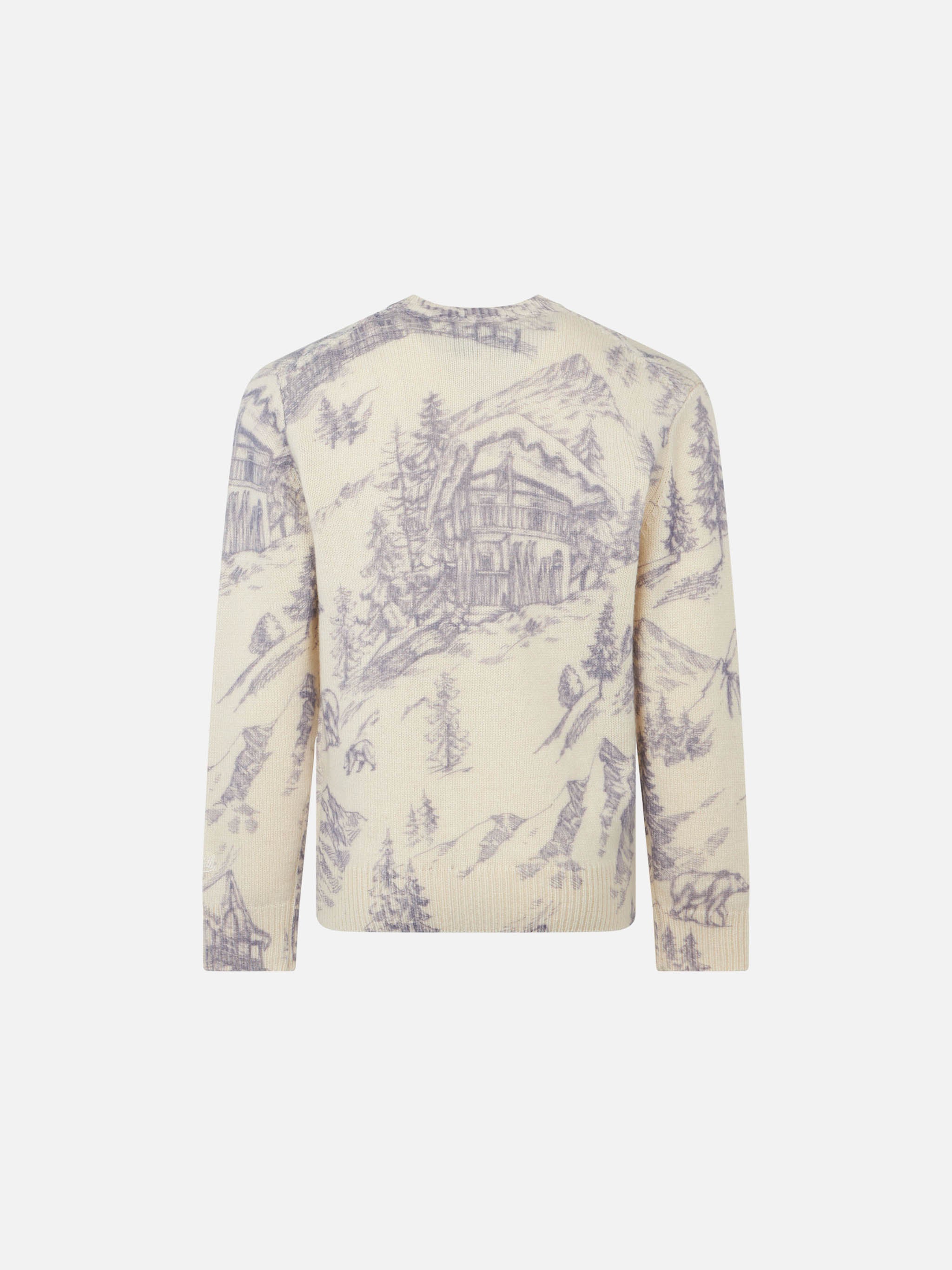 mc2-saint-barth-maglione-bambina-girocollo-toile-de-jouy-la-montagne image 3