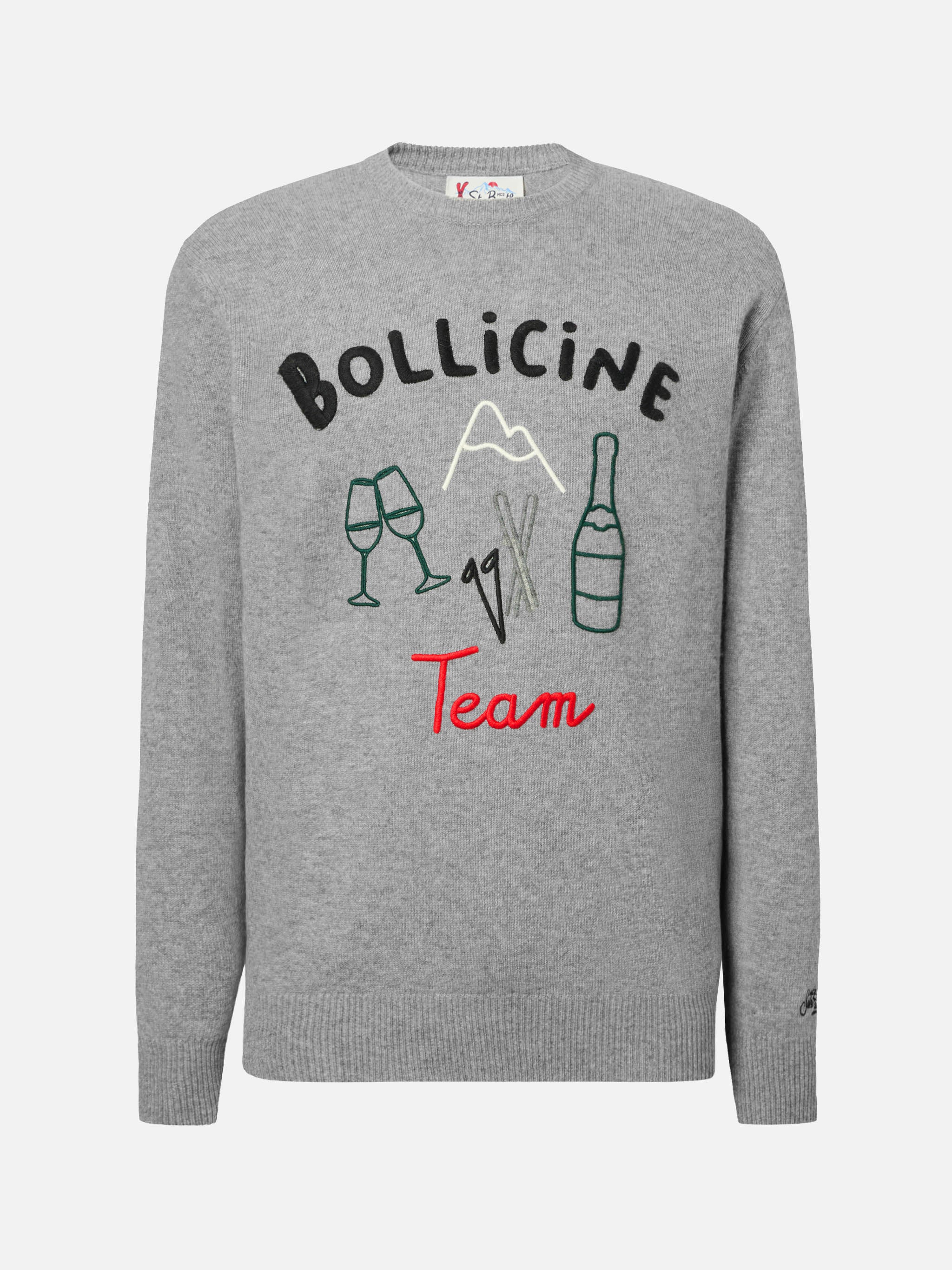 mc2-saint-barth-heron-maglione-uomo-girocollo-misto-cashmere-grigio-bollicine-te image 5