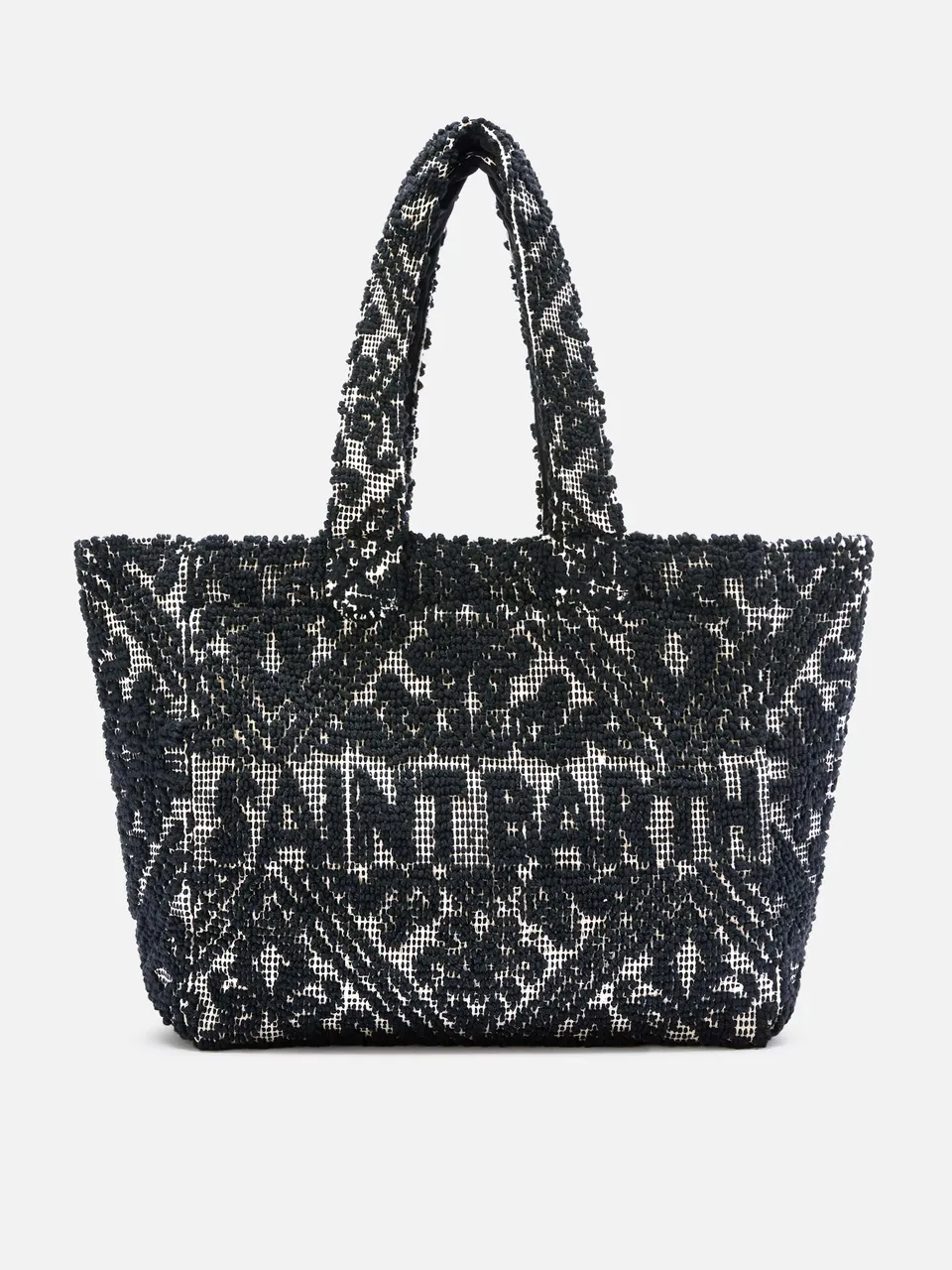 mc2-saint-barth-vanity-tufting-tote-bag-in-cotone-nera image 1