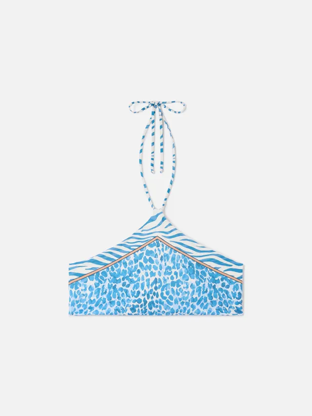 mc2-saint-barth-nairobi-top-bikini-halter-safari-animalier-multicolor image 1