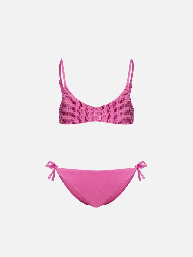 bikini-bralette-paloma-jr-mc2-saint-barth-rosa-con-strass image 1