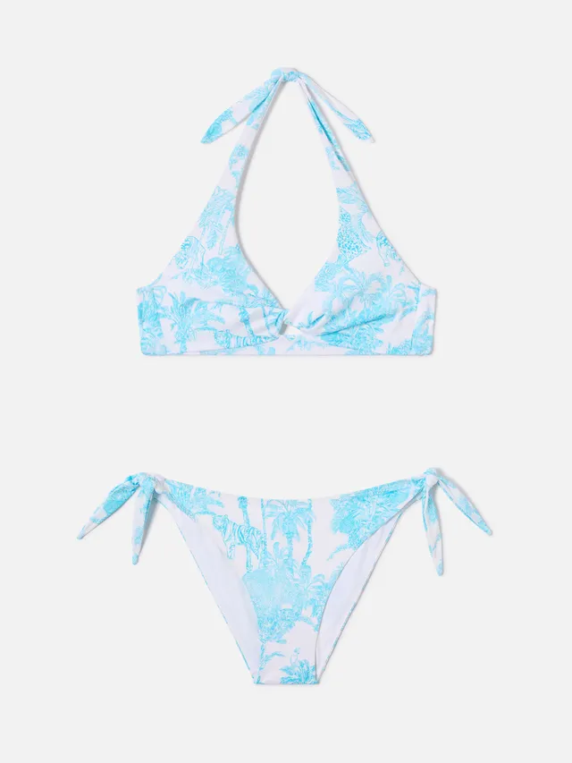 mc2-saint-barth-leda-yali-bikini-azzurro-stampa-toile-de-jouy image 1