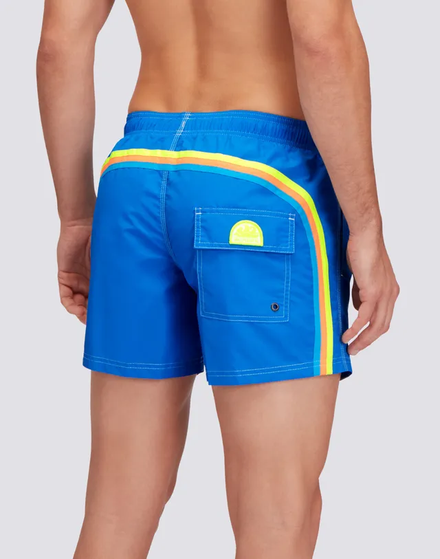 sundek-costume-mare-uomo-corto-iconic-taffeta-con-arcobaleno image 1