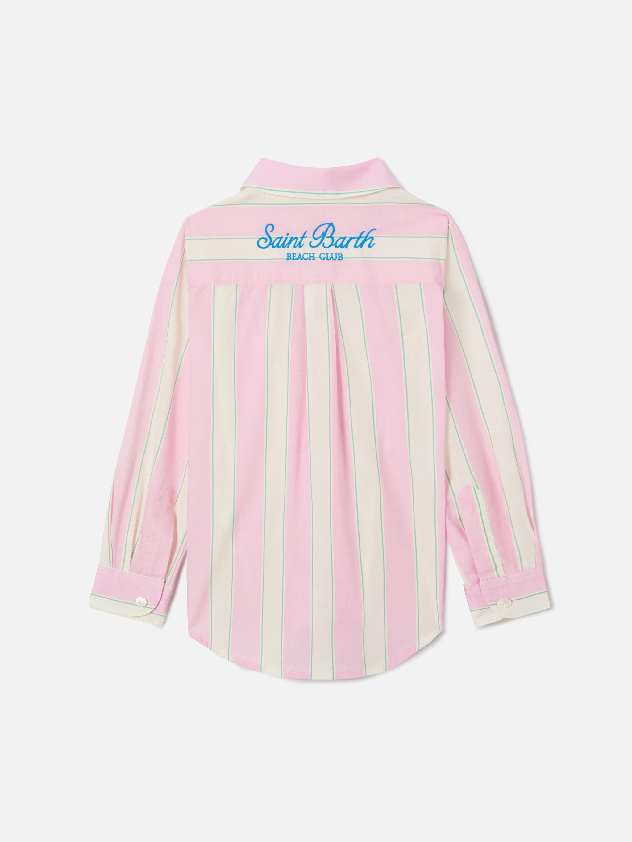 mc2-saint-barth-camicia-mini-brigitte-da-bambina-in-popeline-di-cotone-a-righe image 1
