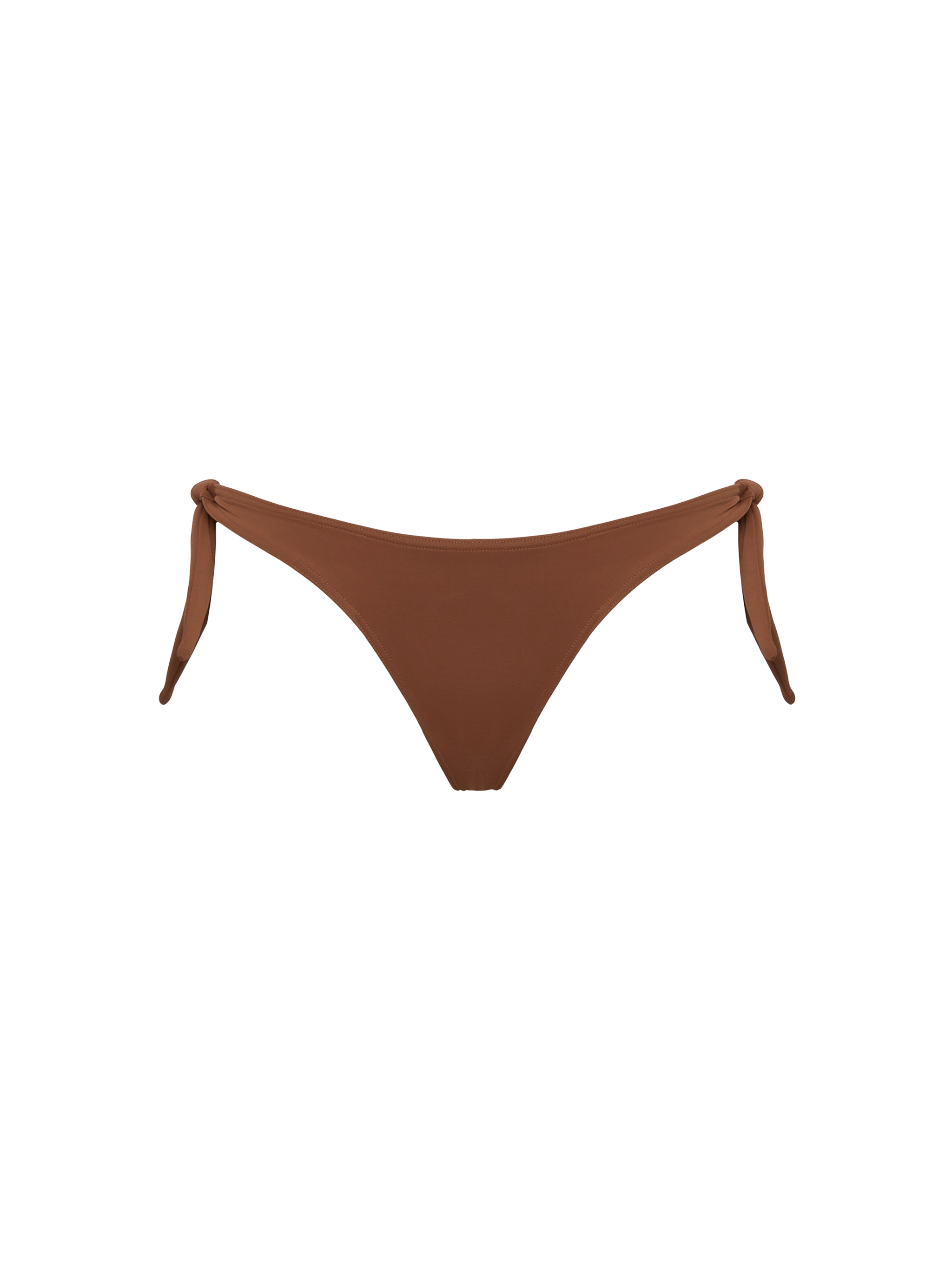 mc2-saint-barth-yali-slip-mare-classico-donna-marrone-tinta-unita image 1