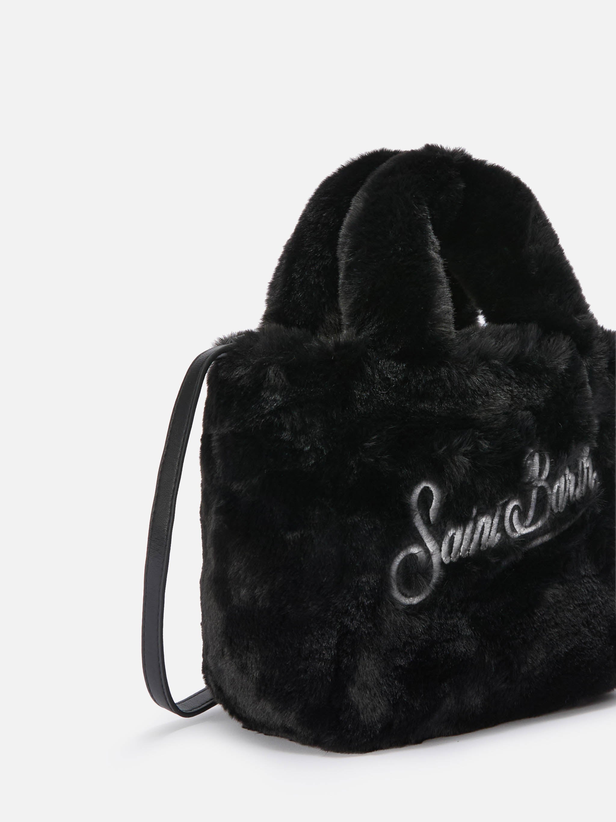 mc2-saint-barth-vanity-mini-soft-borsa-a-mano-in-faux-fur-nero-20x19x10-cm image 3